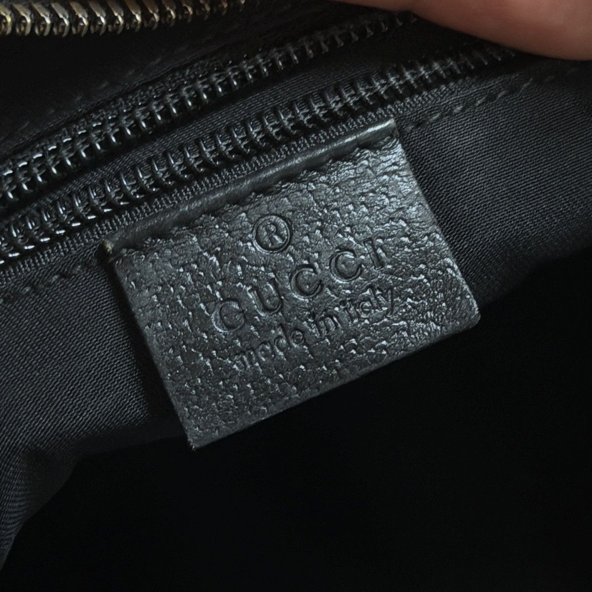 Gucci Shoulder Bag in Black with Monogram