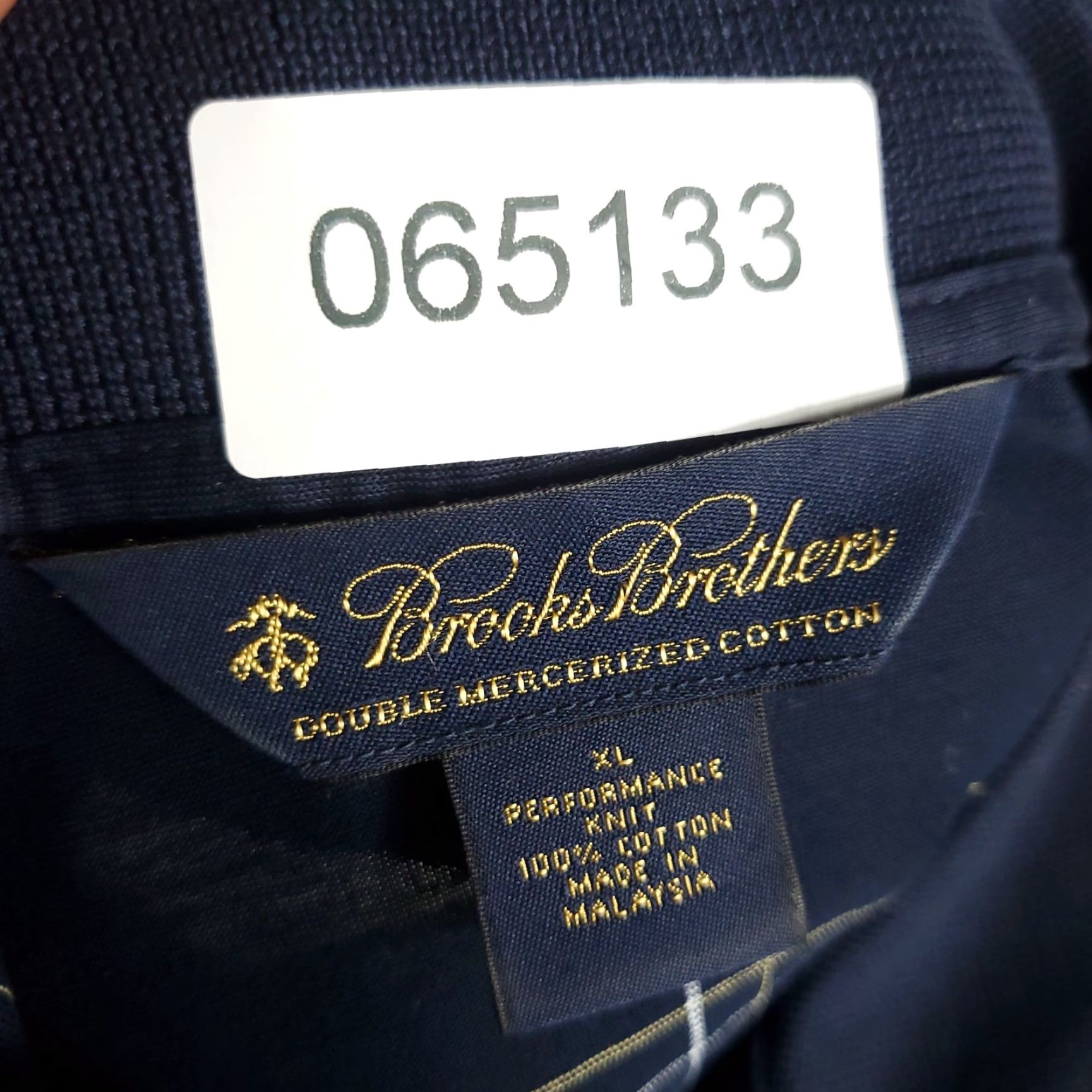 Brooks Brothers Brooks Brothers Shirt Polo Mens Size XL Navy Blue Check Casual Short Sleeve Size US XL / EU 56 / 4 - 6 Thumbnail