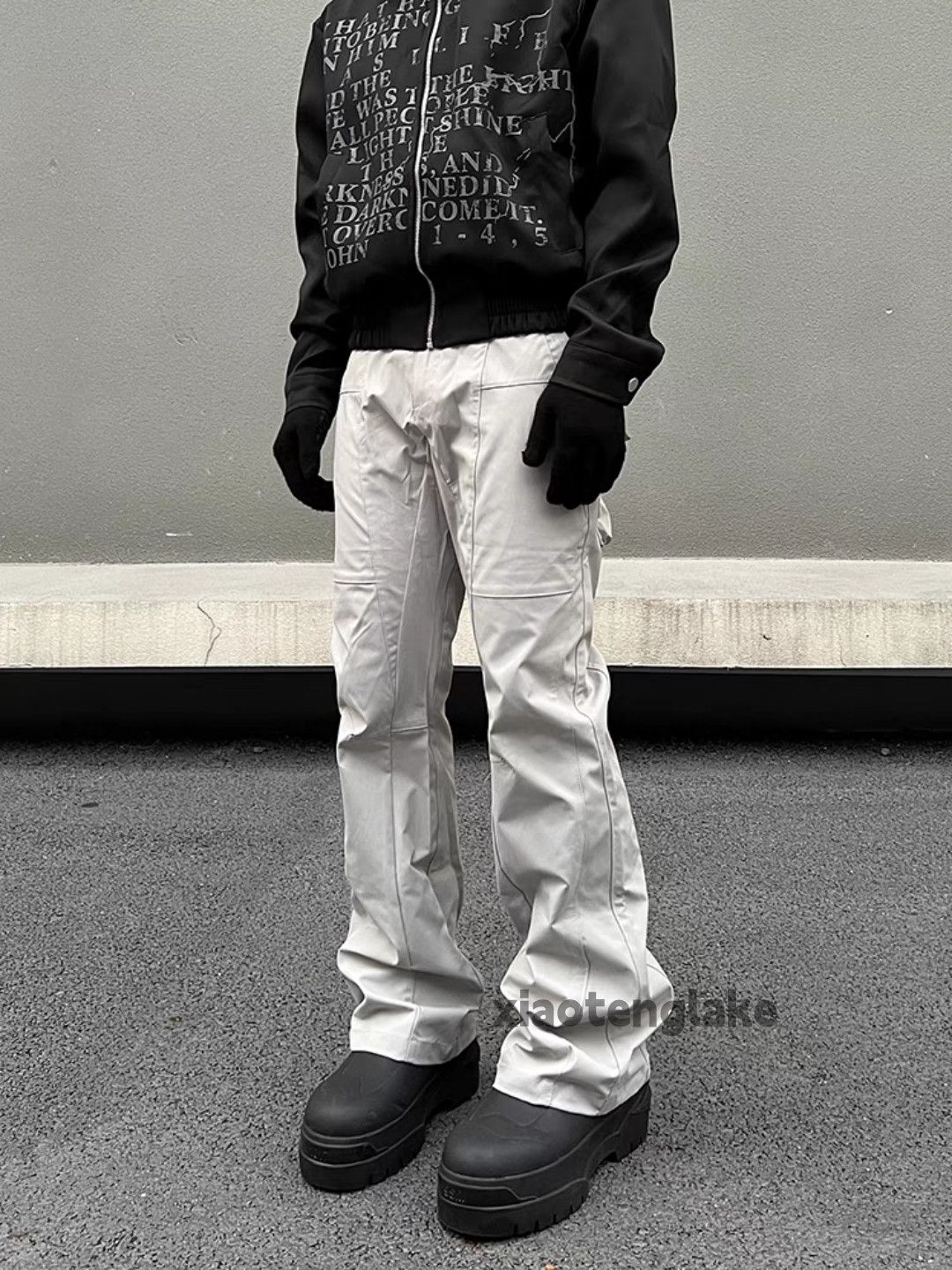 Designer × Japanese Brand × Vintage utility patchwork outdoor punk grunge bootcut pants Size US 32 / EU 48 - 4 Thumbnail
