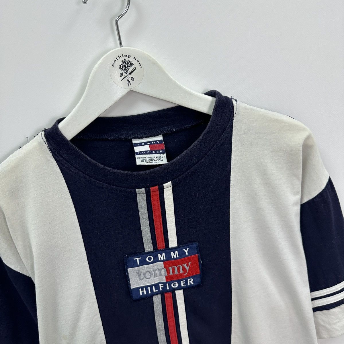 Tommy Hilfiger Vintage 90s Tommy Hilfiger Embroidered logo tee y2k hype og Size US L / EU 52-54 / 3 - 4 Thumbnail