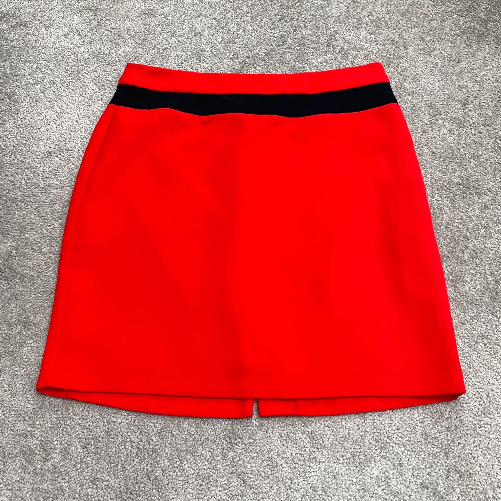 Banana Republic Banana Republic Skirt Pencil Womens 12 Red Black Back Slit Lined Casual Vintage No Size 34" / US 12 / IT 48 - 2 Thumbnail