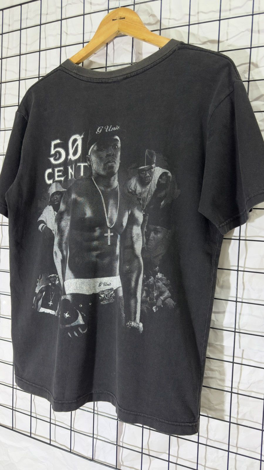 Rap Tees Vintage 00's bootleg 50 cent rap tee shirt Size US L / EU 52-54 / 3 - 9 Thumbnail