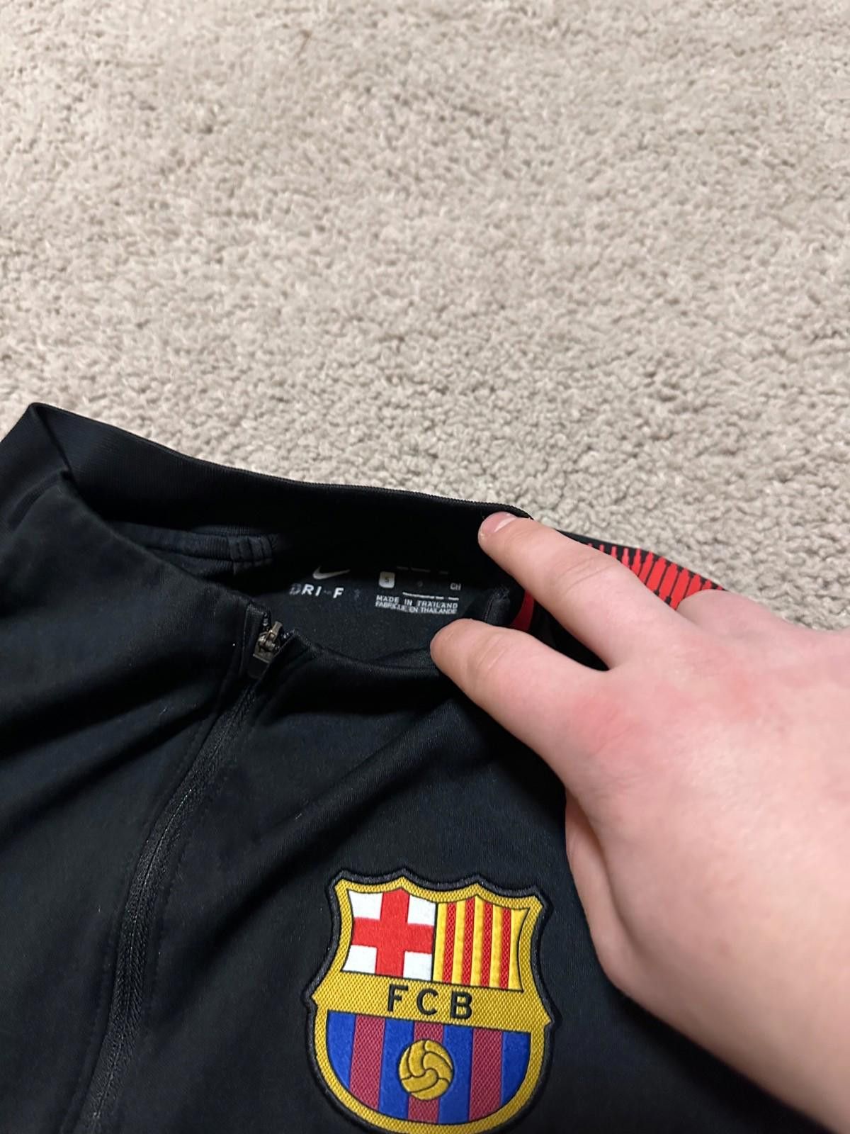 Nike Rare Barcelona Football Jacket Sweatshirt Soccer Track Top Size US S / EU 44-46 / 1 - 5 Thumbnail