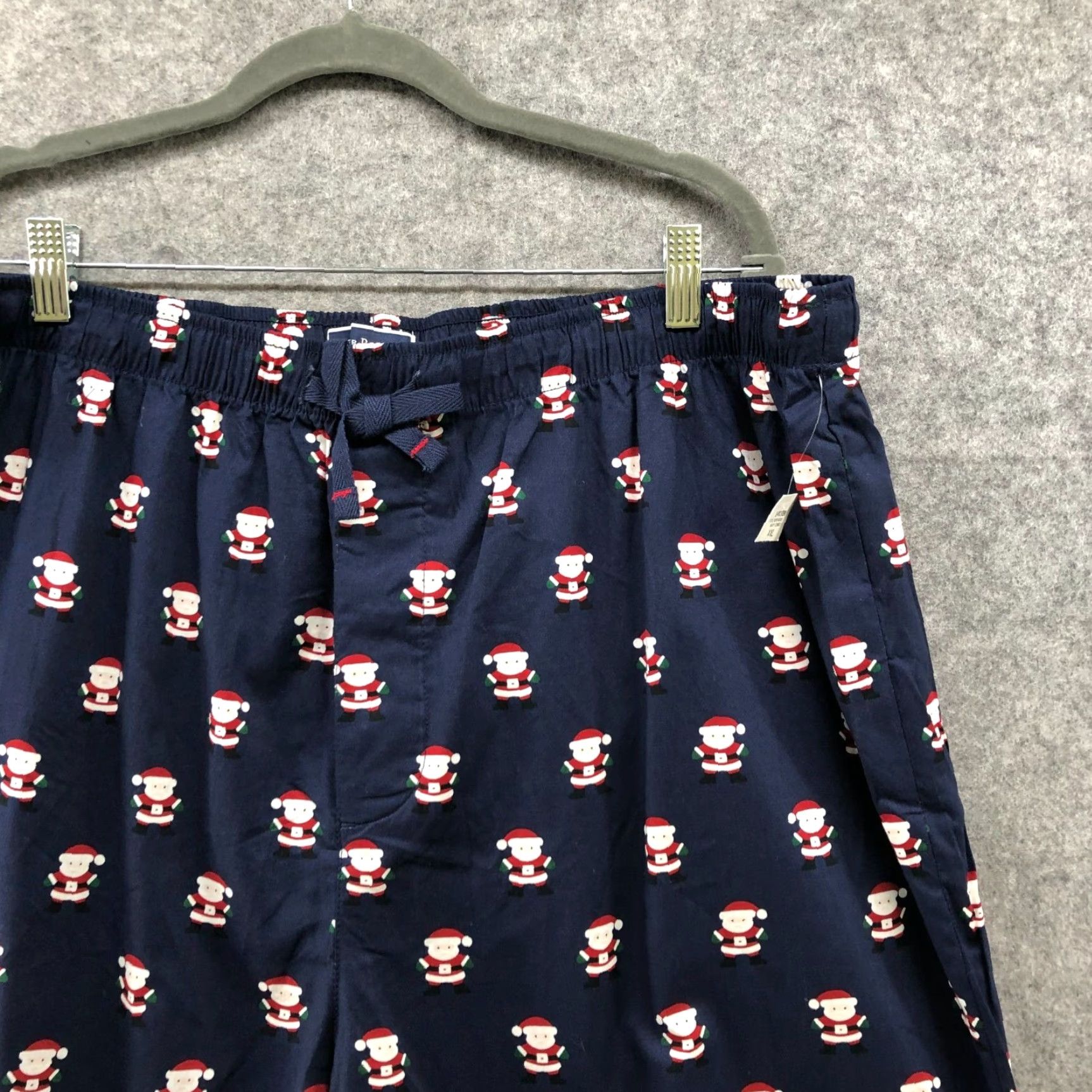 Club Room VINTAGE Club Room Men’s Christmas Pajama Pants XXL Navy Cotton Holiday Sleepwear Size US 39 - 5 Thumbnail