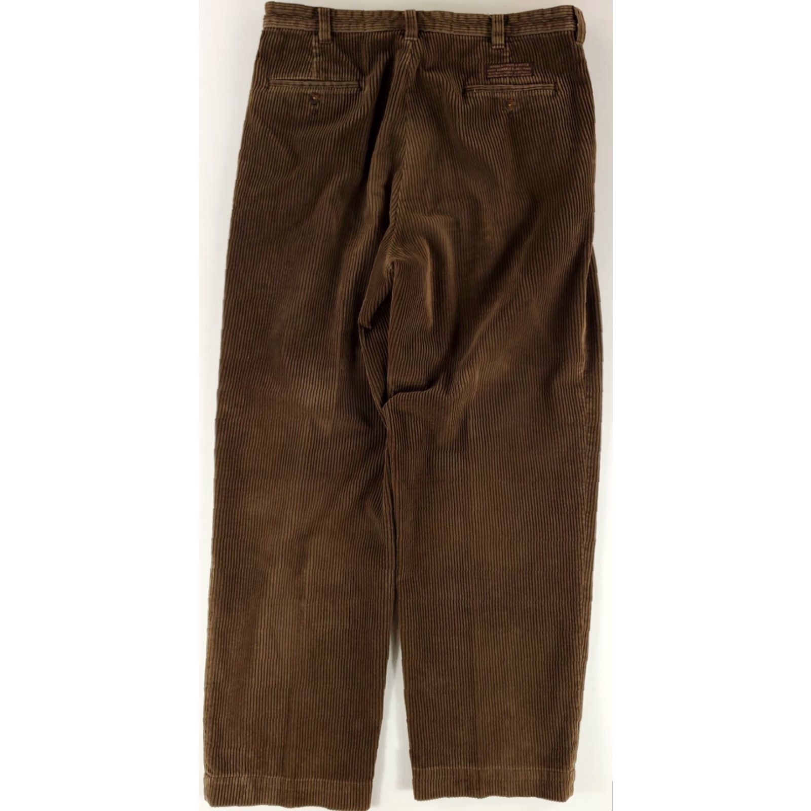 Abercrombie & Fitch VINTAGE Abercrombie & Fitch Corduroy Pants Brown Baggy Mens 36x32 36x31 Actual Inseam 31 Casual Pants Men Brown Corduroy Size US 36 / EU 52 - 3 Thumbnail