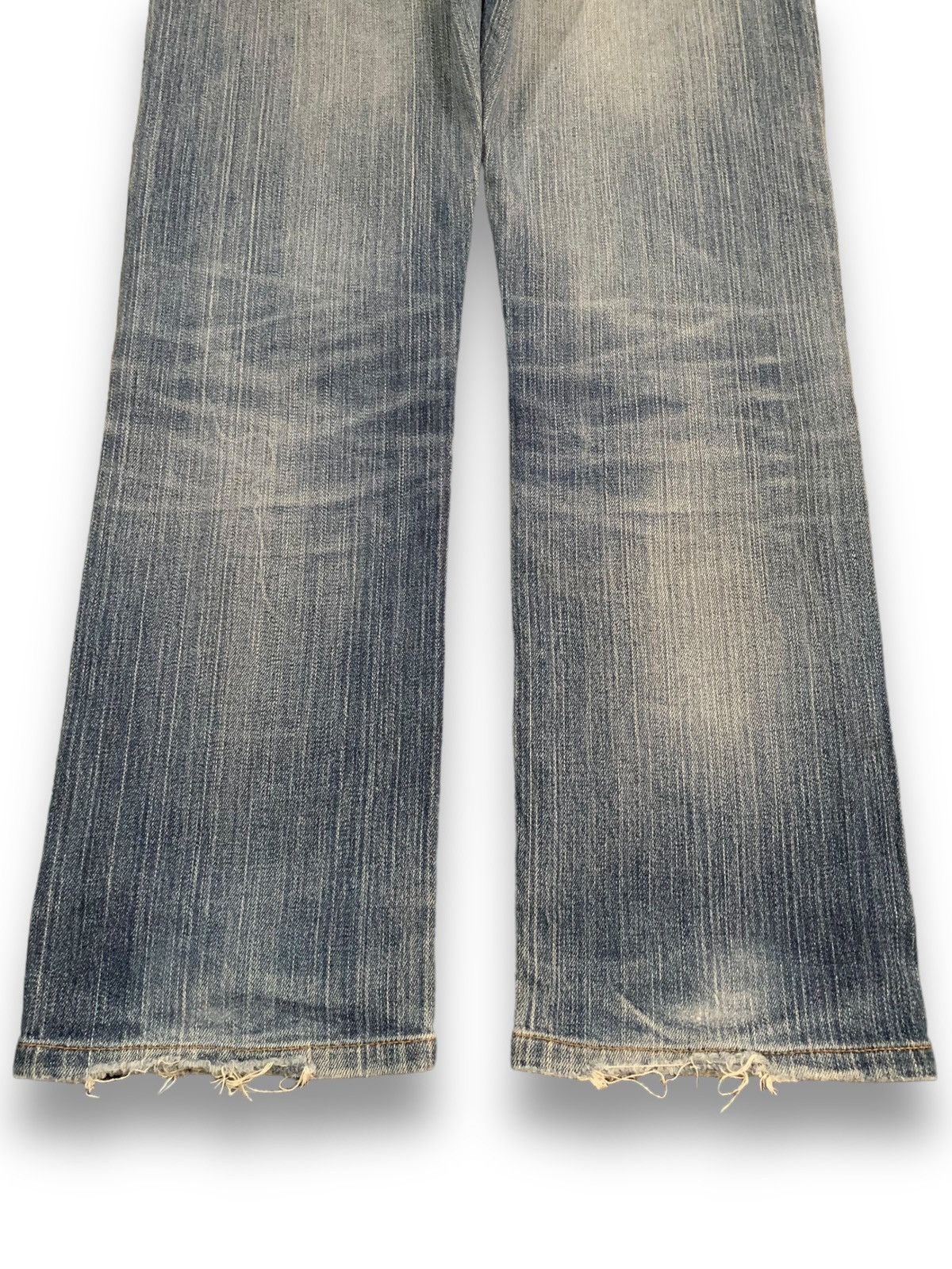 Undercover × Uniqlo Vintage Uniqlo S001 Straight Leg Distressed Grunge Jeans Size US 31 - 13 Thumbnail