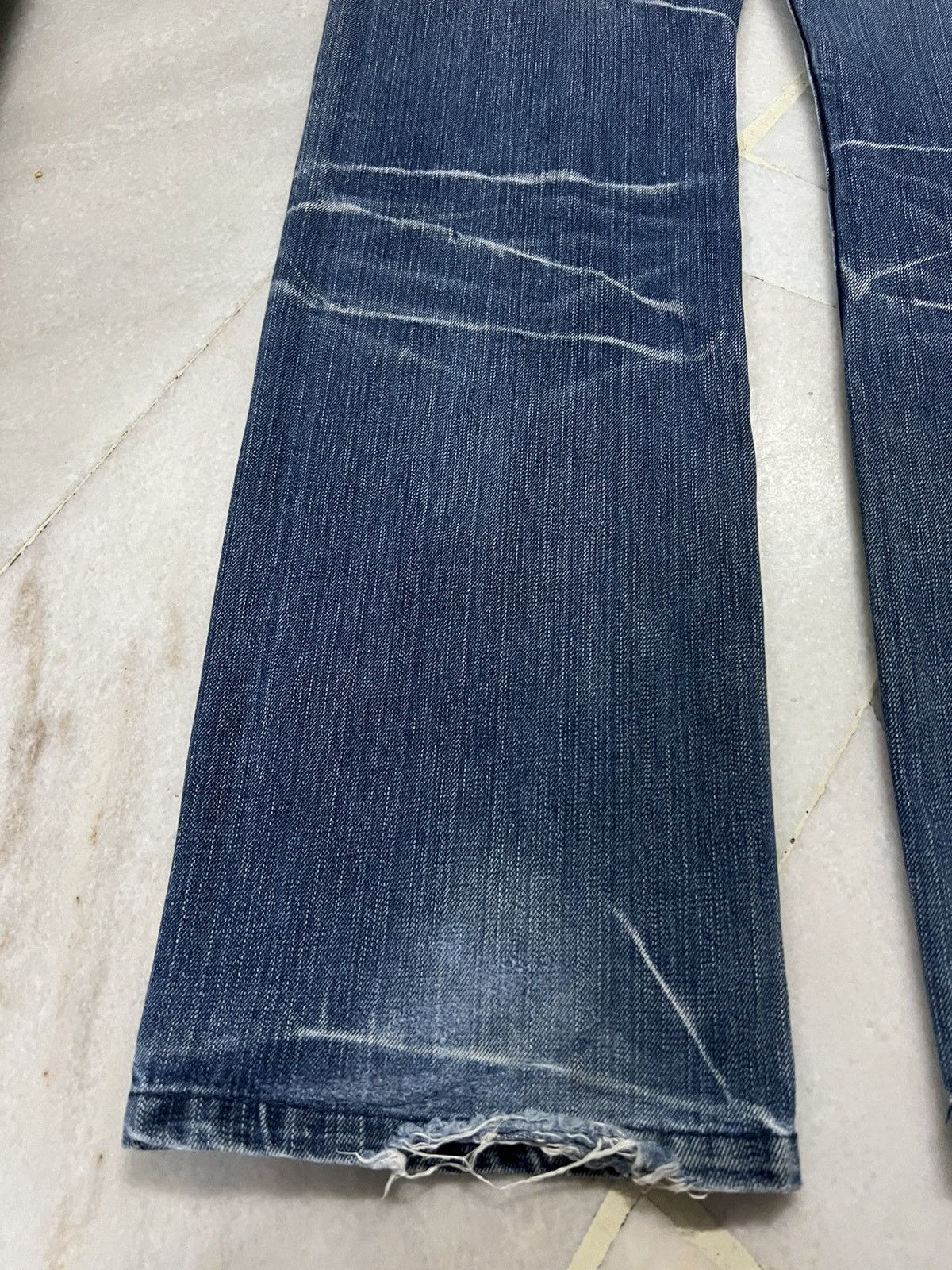 Japanese Brand 💥Baggy💥MCD Faded Punk Jean Very Rare Size US 32 / EU 48 - 14 Thumbnail