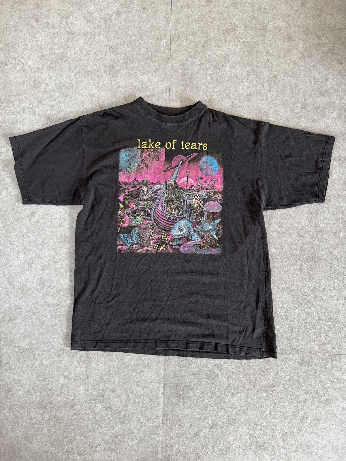 Band Tees × Vintage *RARE* 1997 90s VINTAGE LAKE OF TEARS CRIMSON COSMOS TOUR Size US XL / EU 56 / 4 - 3 Thumbnail