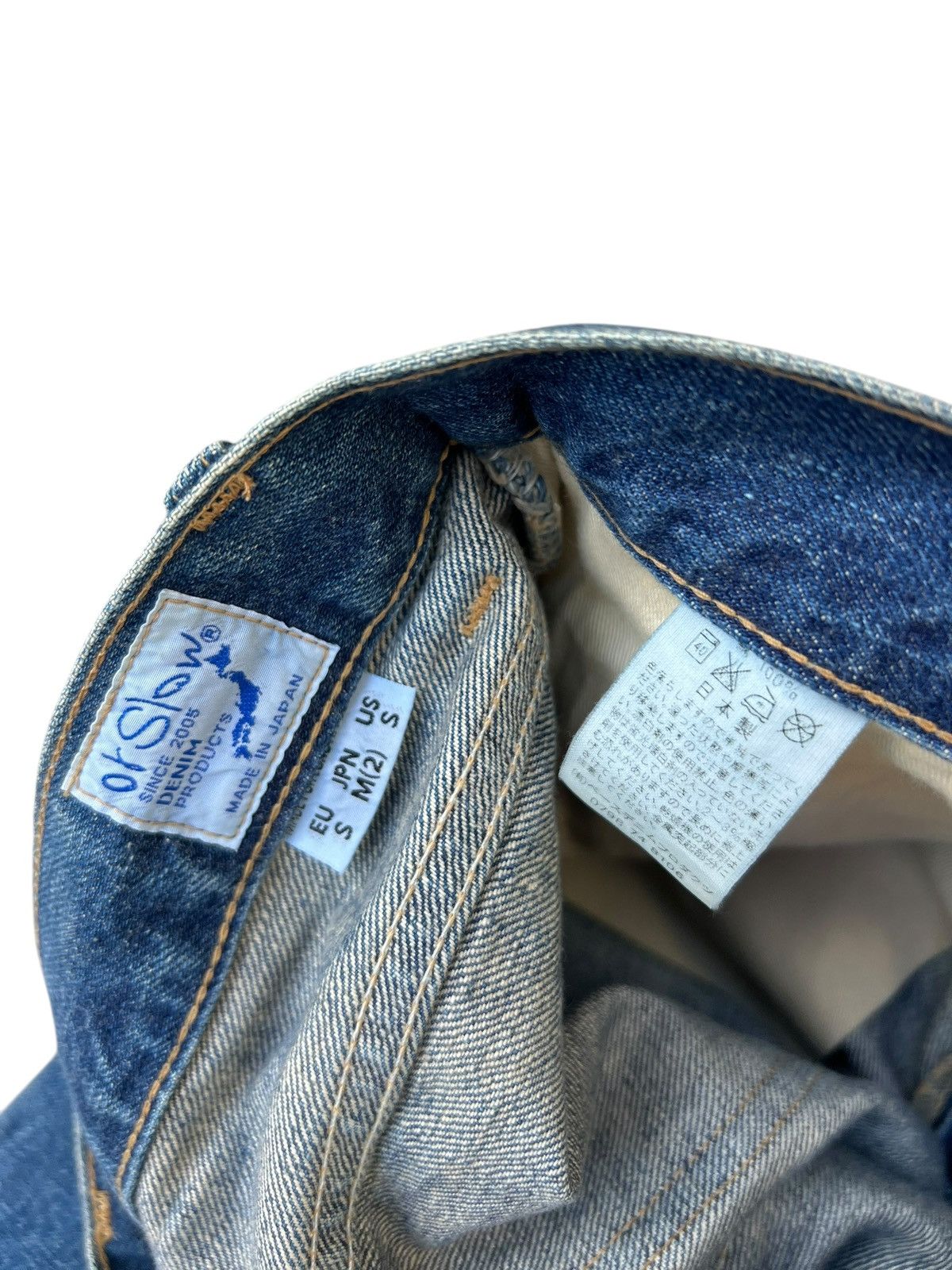 Orslow Dirty Mud Orslow Distressed Denim Bootcut Flare Jeans Size US 30 / EU 46 - 20 Thumbnail