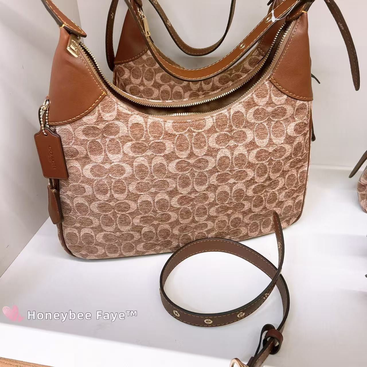 Coach Ella Shoulder Bag In Signature Chenille CCE49 Size ONE SIZE - 4 Thumbnail