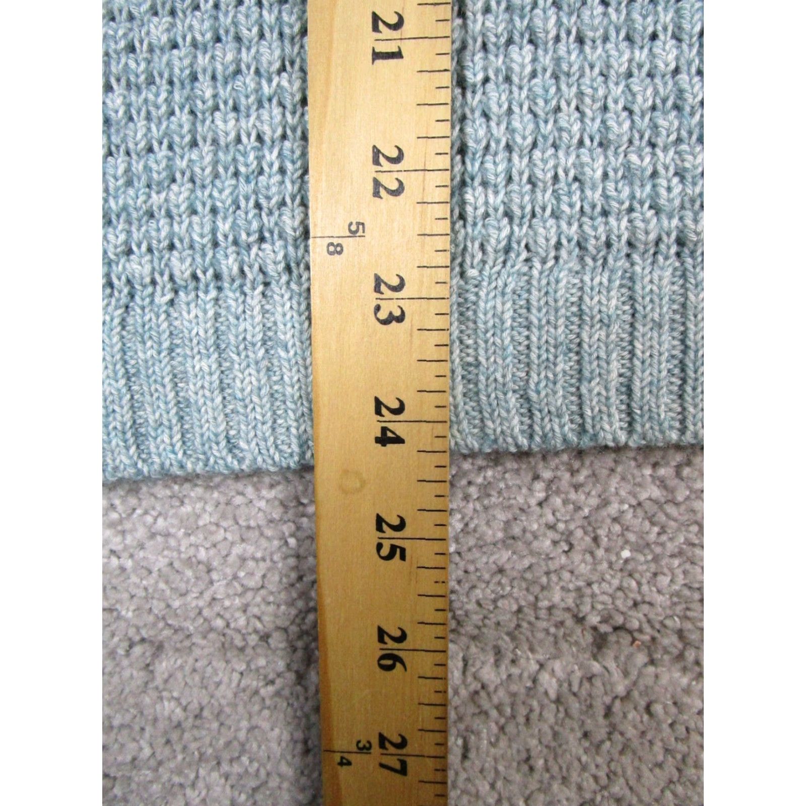 J. Jill J.Jill Mens Small Blue Cotton Knit Pullover Vest Shirt Sweater Size US S / EU 44-46 / 1 - 8 Thumbnail