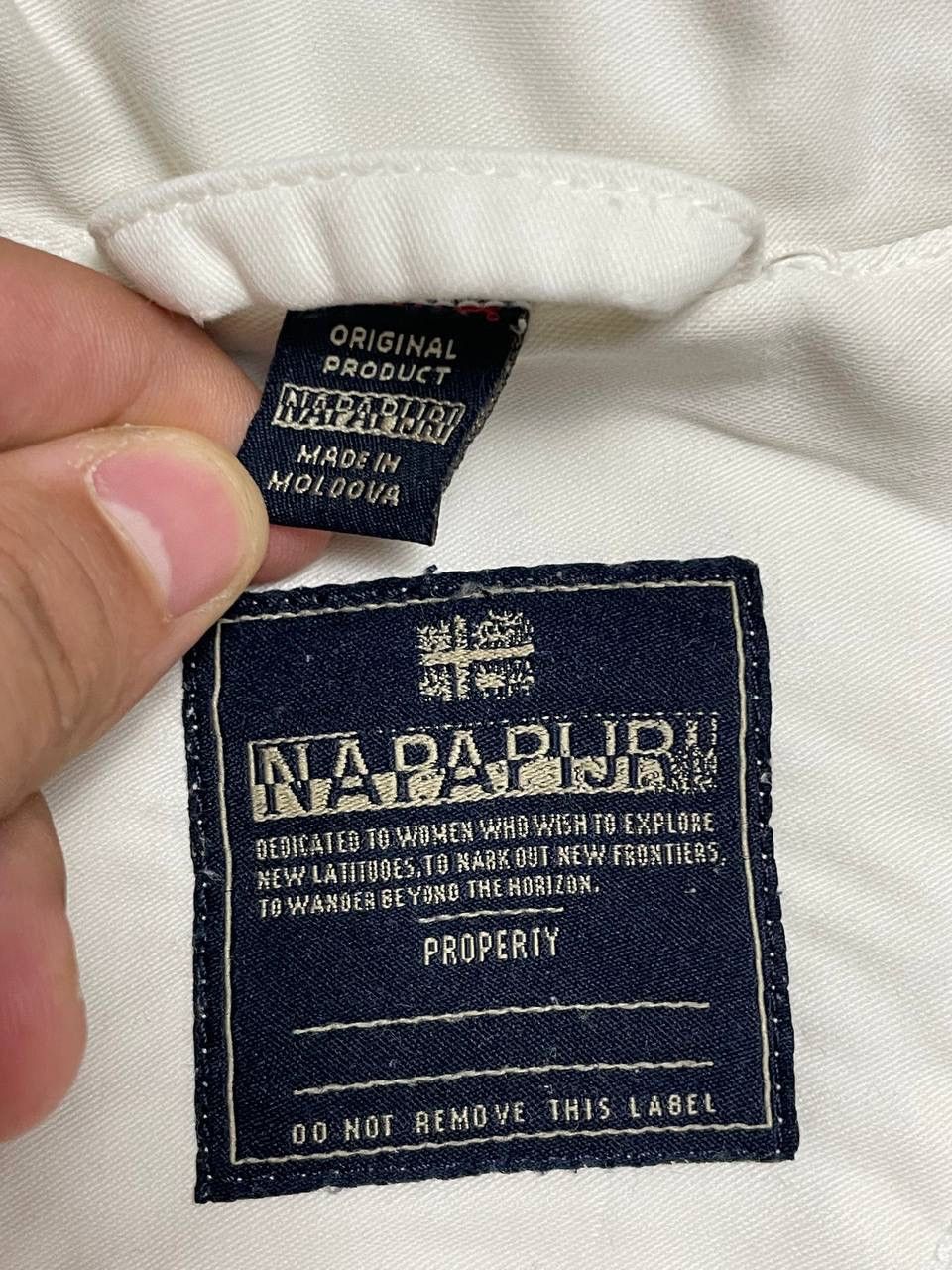 Japanese Brand × Napapijri × Vintage Napapijri Vintage Jacket Big Logo Old Money Style Y2K Size L / US 10 / IT 46 - 8 Thumbnail