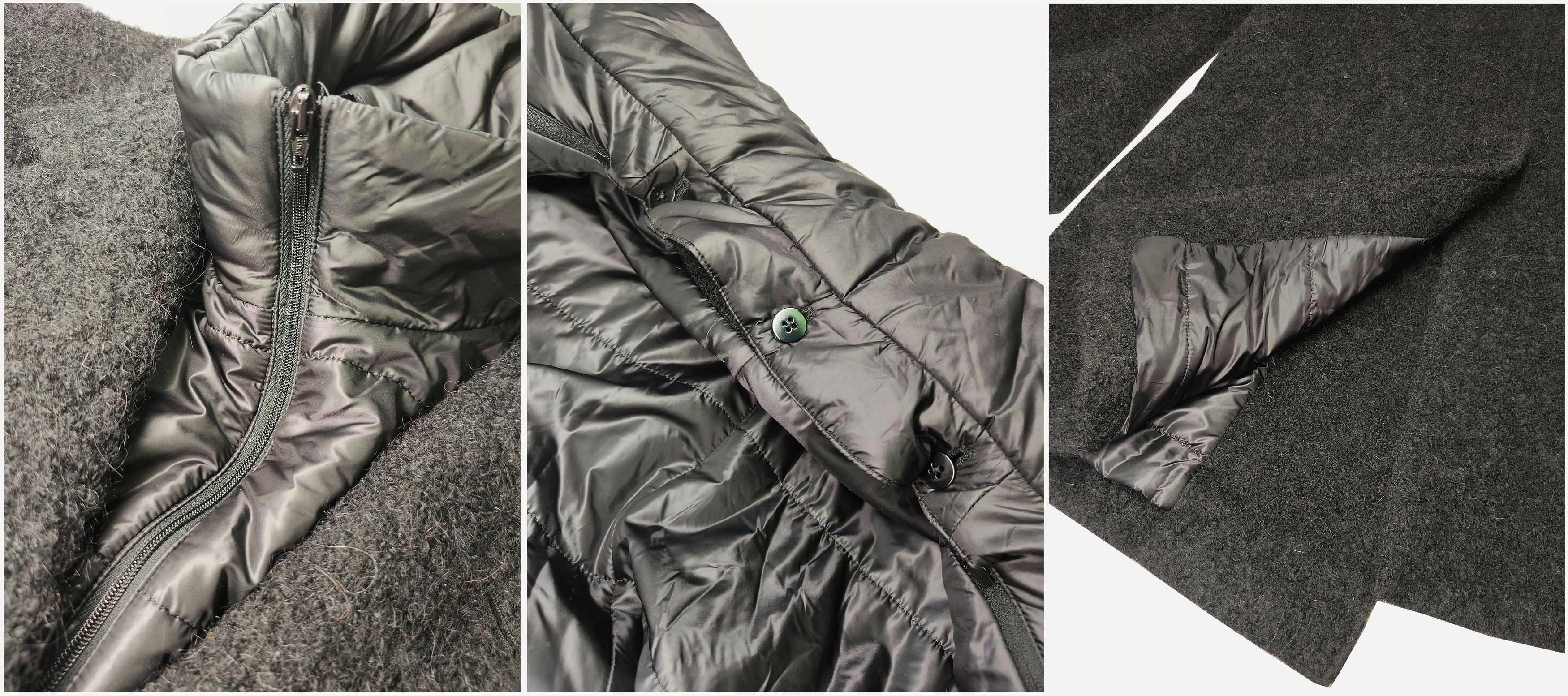 Herno HERNO _ WOOL _ MOHAIR _ ALPACA _ PADDED BLACK BEAVER COAT Size US L / EU 52-54 / 3 - 7 Thumbnail