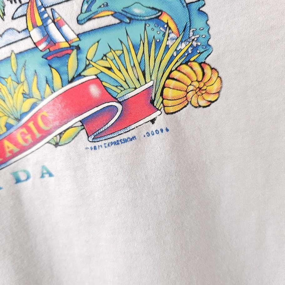 Vintage Vintage Orlando Florida T Shirt Mens Size Large White 90s Size US L / EU 52-54 / 3 - 3 Thumbnail