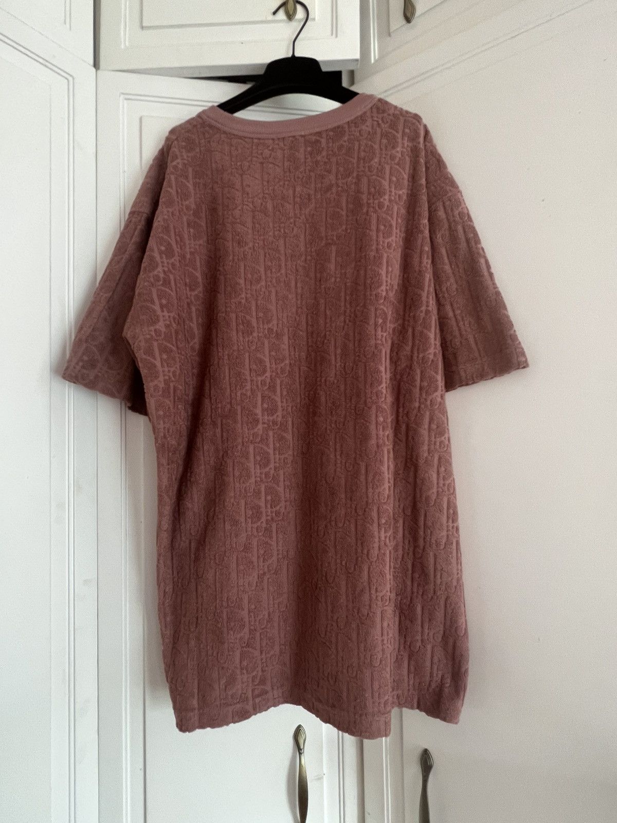 Dior × Kim Jones 🔥 Dior Essential Oblique Terry Cotton Relaxed fit Top Size US XXL / EU 58 / 5 - 6 Thumbnail
