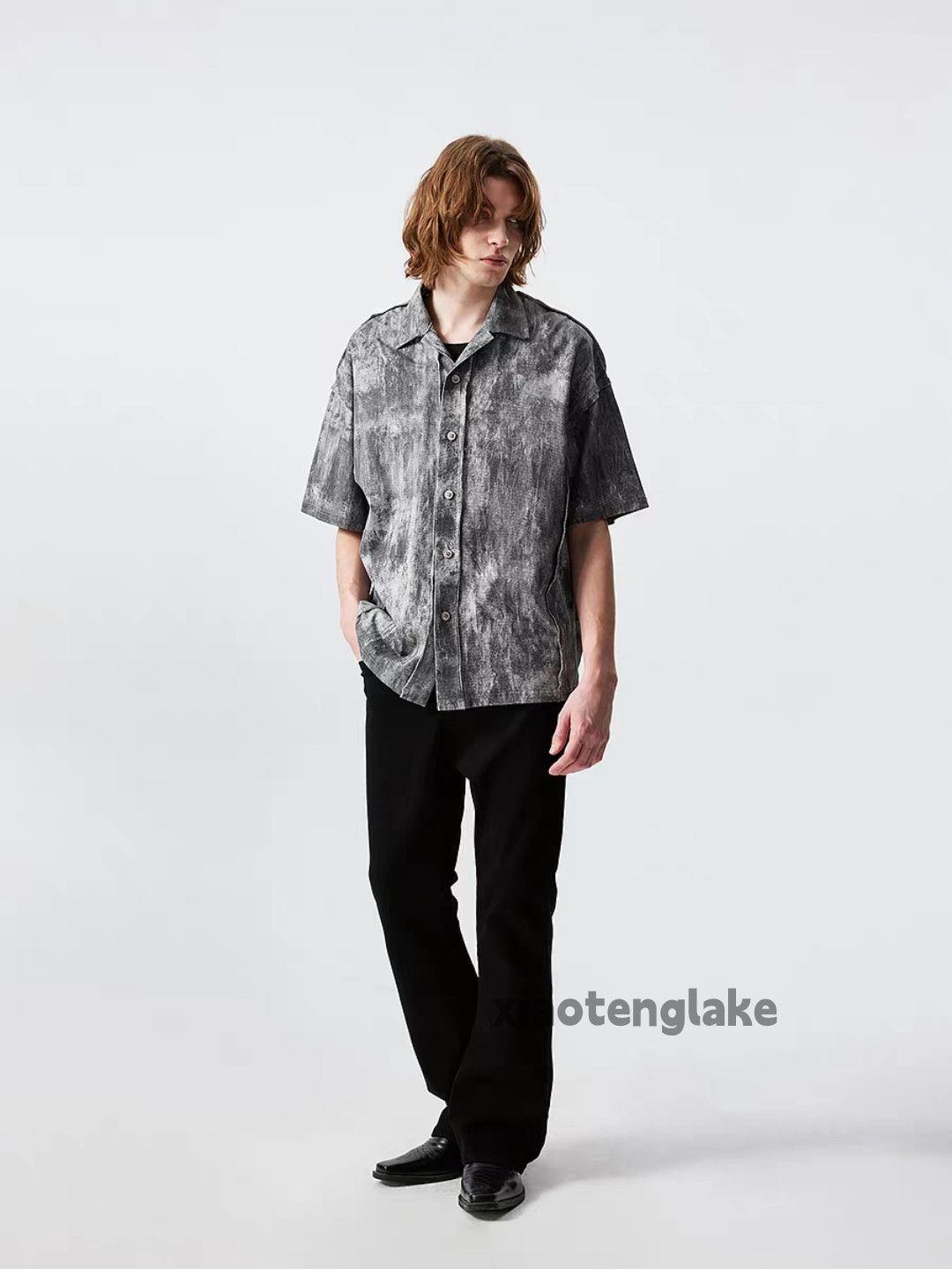 Designer × Japanese Brand × Vintage Unisex utility punk full pattern graphic loose shirt Size US XL / EU 56 / 4 - 4 Thumbnail