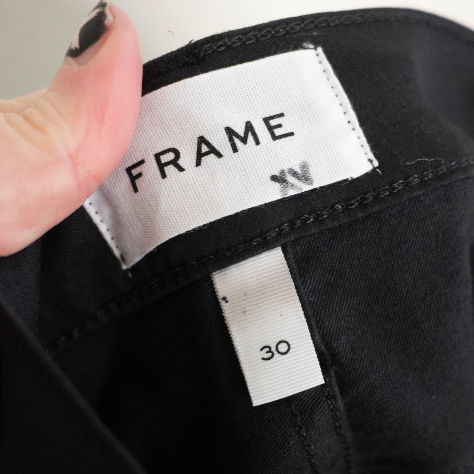 Frame Frame Le Crop Flare Jeans Noir Coated Size 30" / US 8 / IT 44 - 5 Thumbnail
