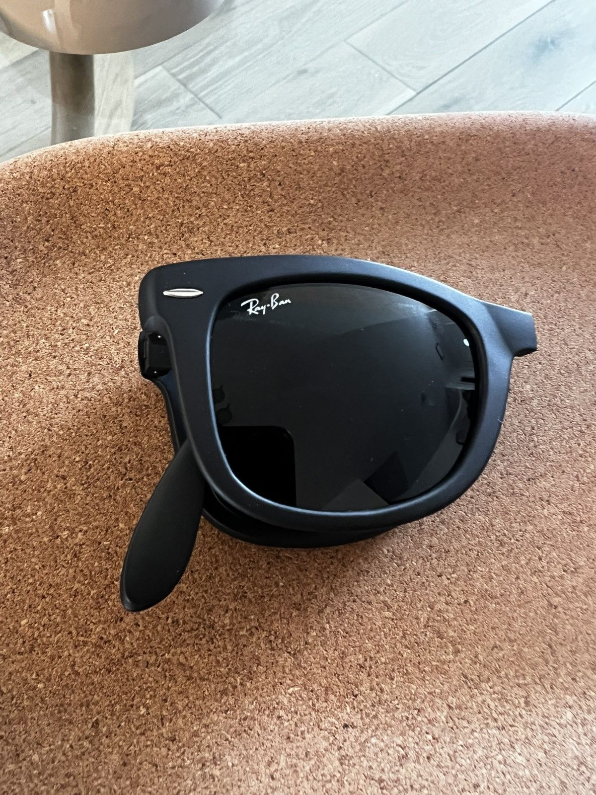 RayBan Rayban folding wayfarer matte black Size ONE SIZE - 11 Thumbnail