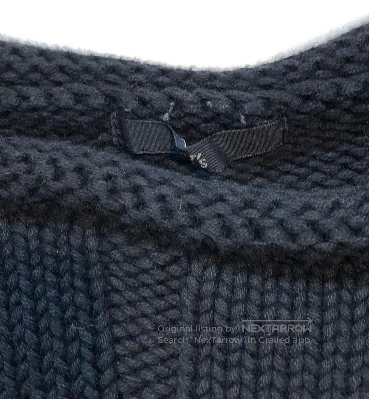Yohji Yamamoto Y's Yohji Yamamoto 97SS Asymmetric Knit Top. Size XS / US 0-2 / IT 36-38 - 4 Thumbnail