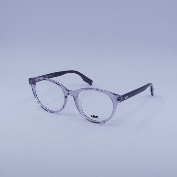 McQ Alexander McQueen McQ by Alexander McQueen MQ0308O 007 Eyeglasses Grey 52mm Size ONE SIZE - 5 Thumbnail