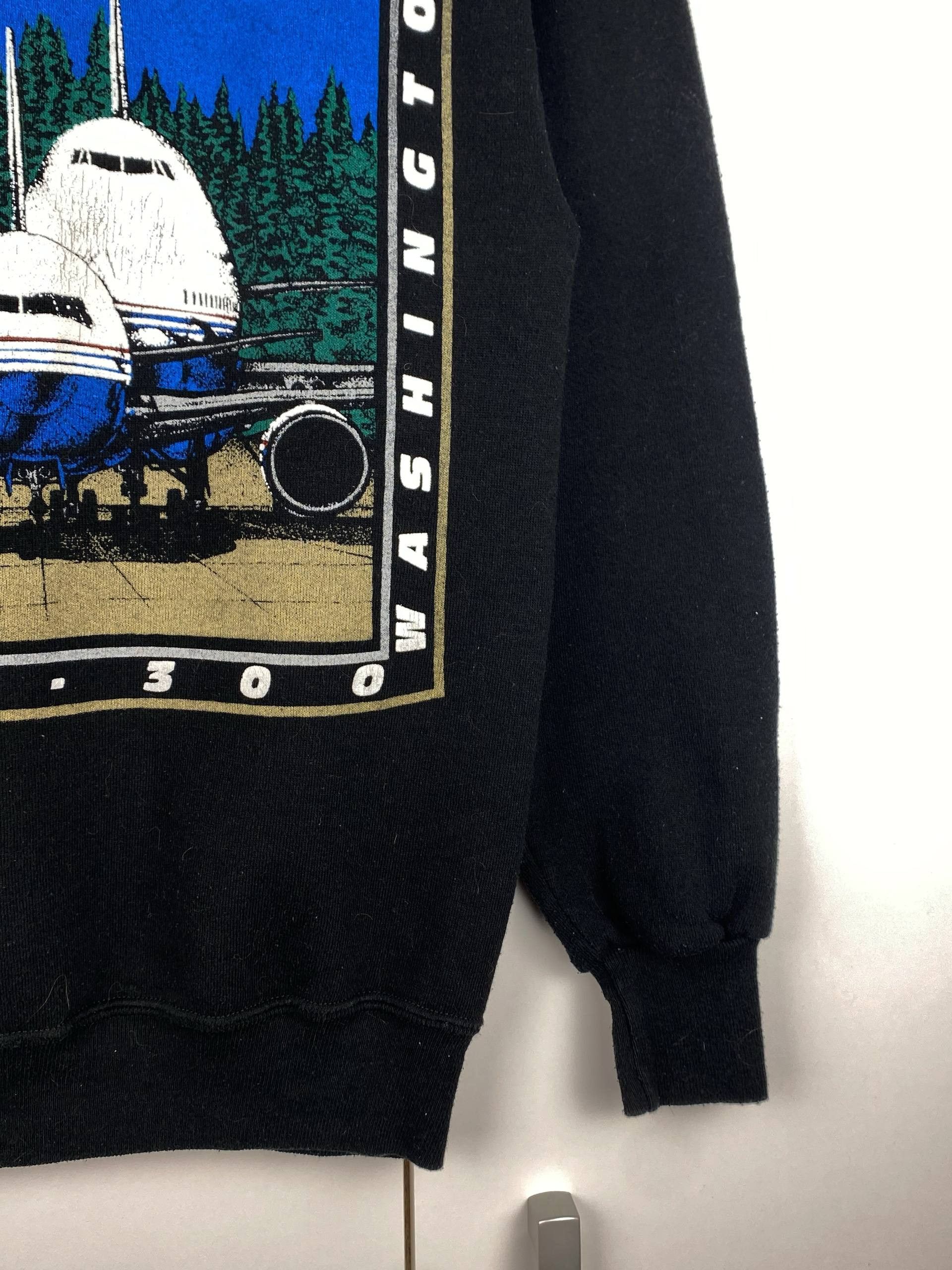 Vintage Vintage Everett Washington 90s Jerzees Graphic Sweatshirt Size US S / EU 44-46 / 1 - 6 Thumbnail