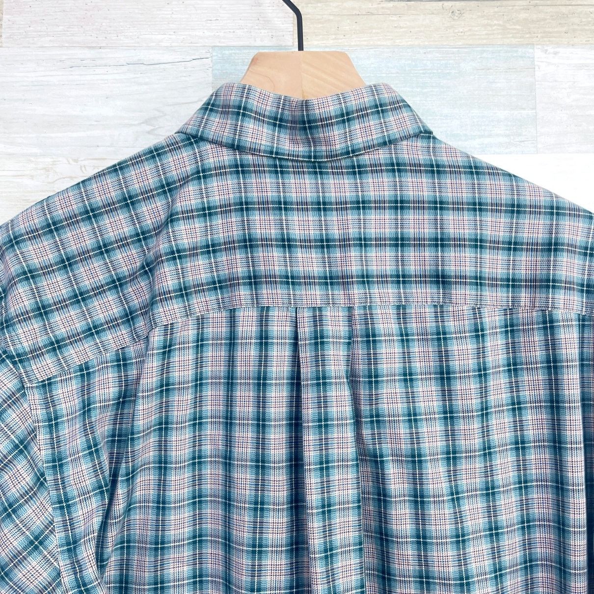 Jos. A. Bank Jos A Bank Travelers Button Down Shirt Green Plaid Mens M Size US M / EU 48-50 / 2 - 4 Thumbnail