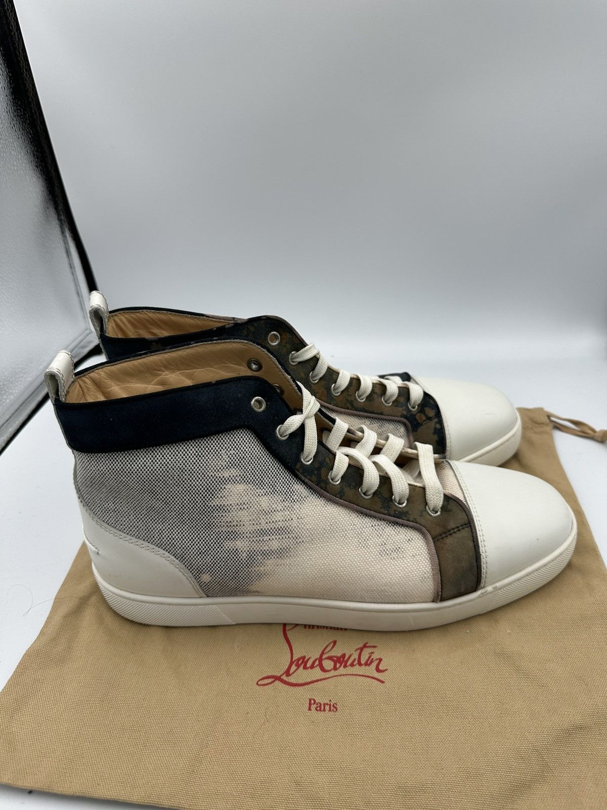 Christian Louboutin Christian Louboutin High Top Sneakers Size US 13 / EU 46 - 4 Thumbnail