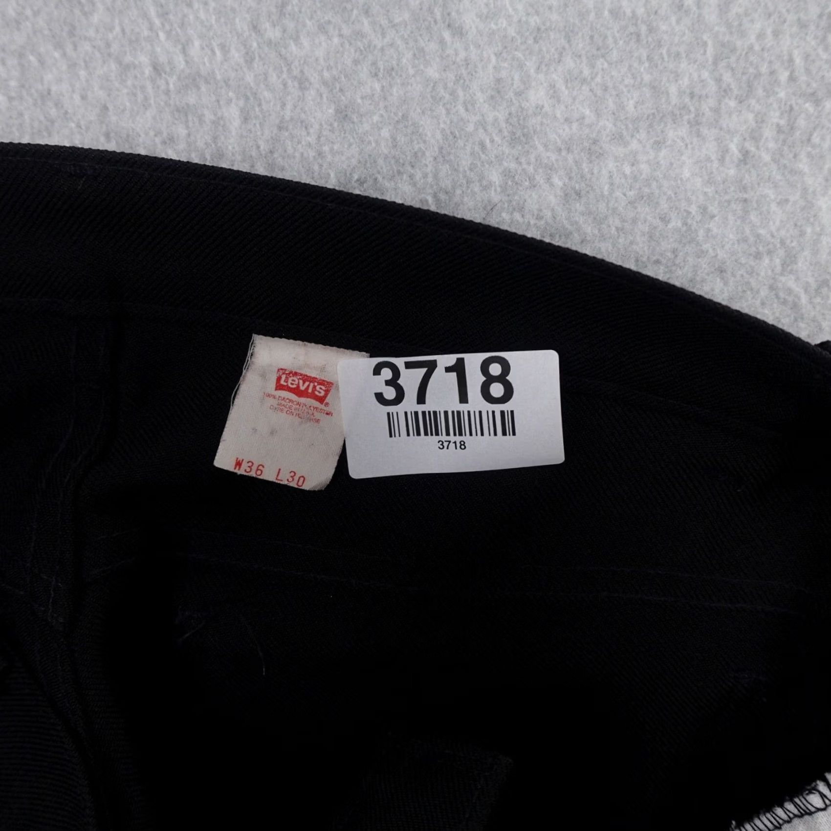 Levi's VINTAGE Levi's Pants Men 36 (36X28) Black Polyester Casual in Black Size US 36 / EU 52 - 4 Thumbnail