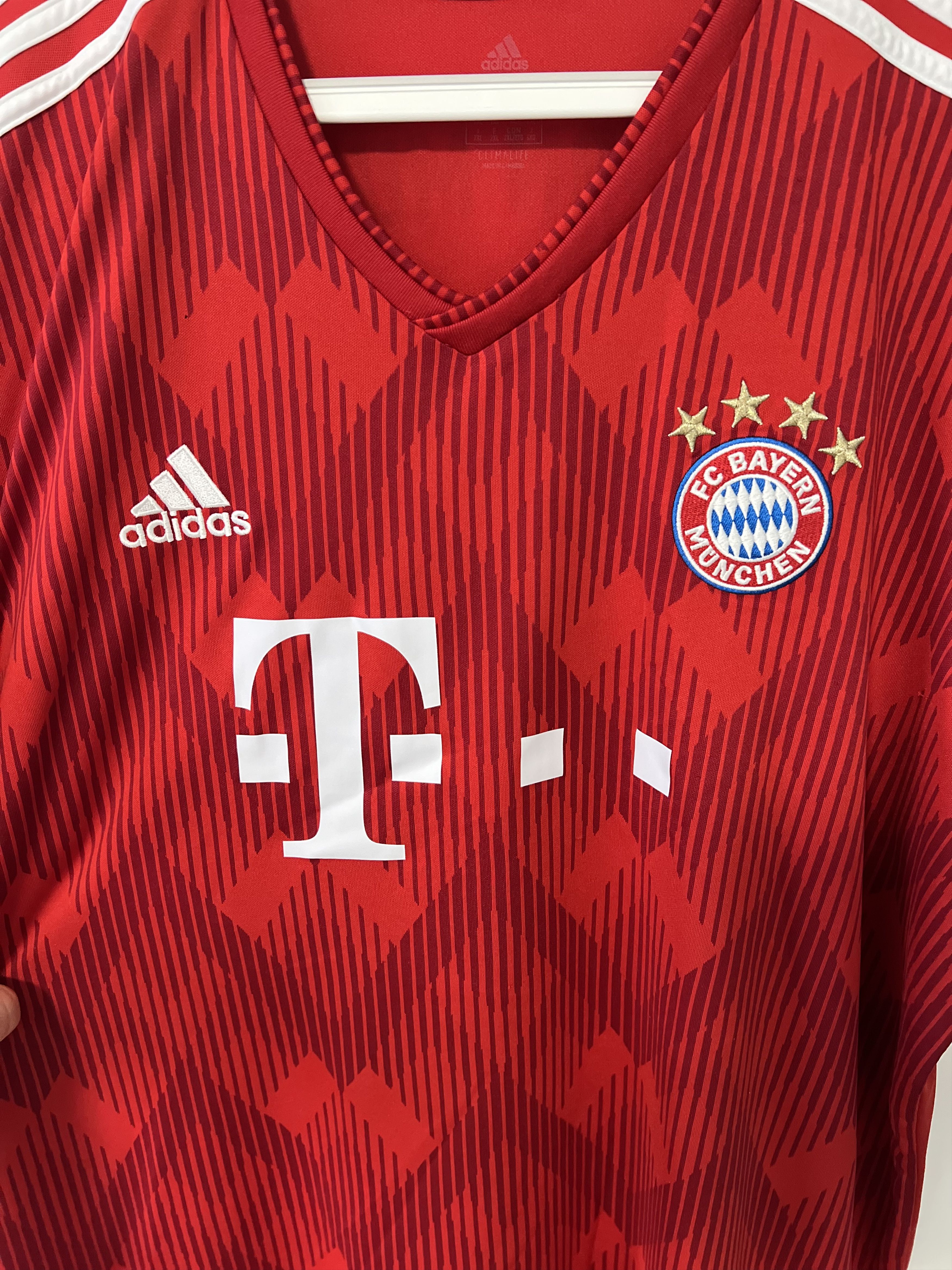 Adidas 2018-19 FC BAYERN MUNCHEN HOME #11 JAMES FOOTBALL Kit SHIRT Size US XXL / EU 58 / 5 - 5 Thumbnail