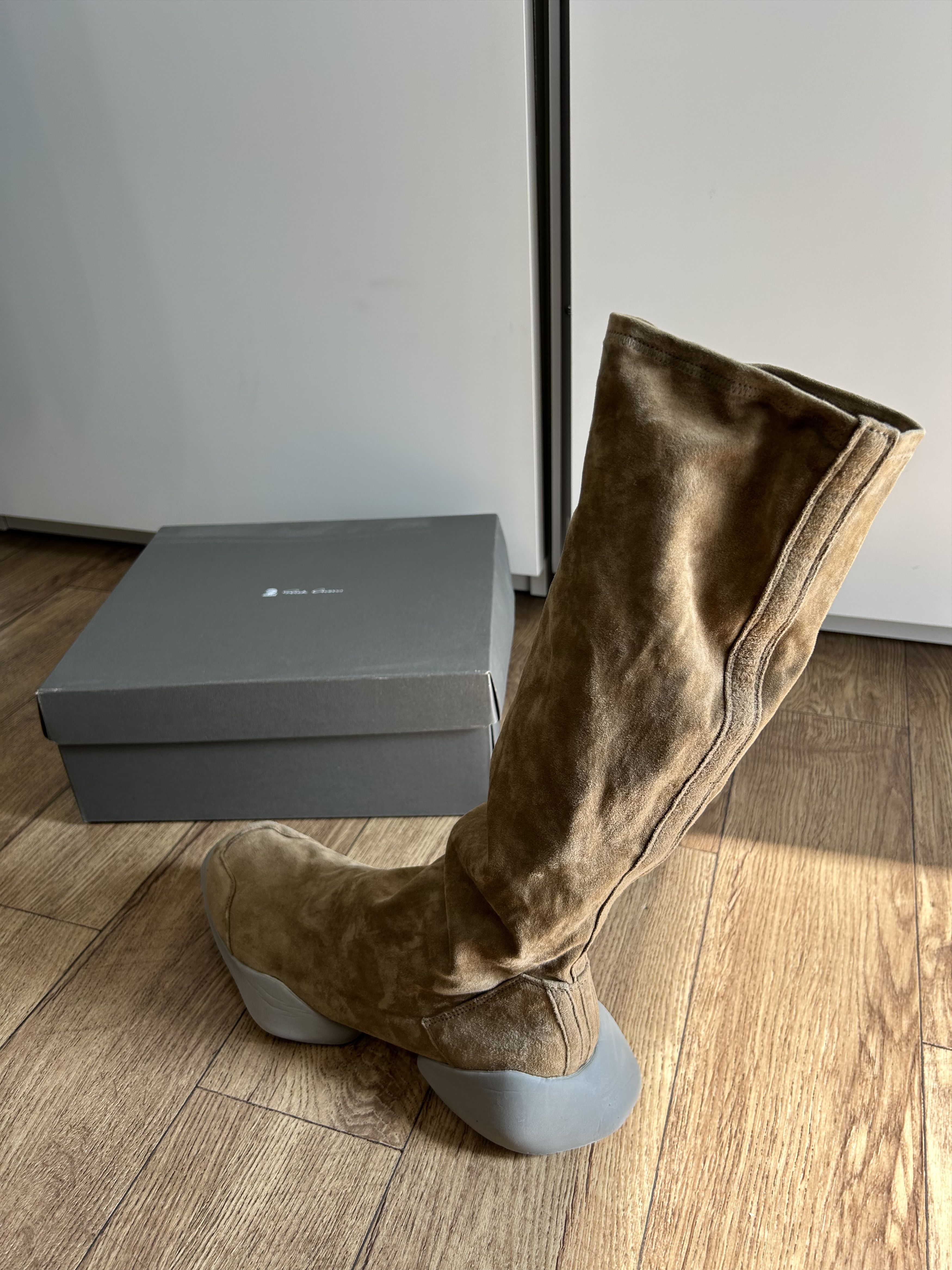 Rick Owens RICK OWENS x ADIDAS Runner Socks High Size US 8.5 / EU 41-42 - 4 Thumbnail