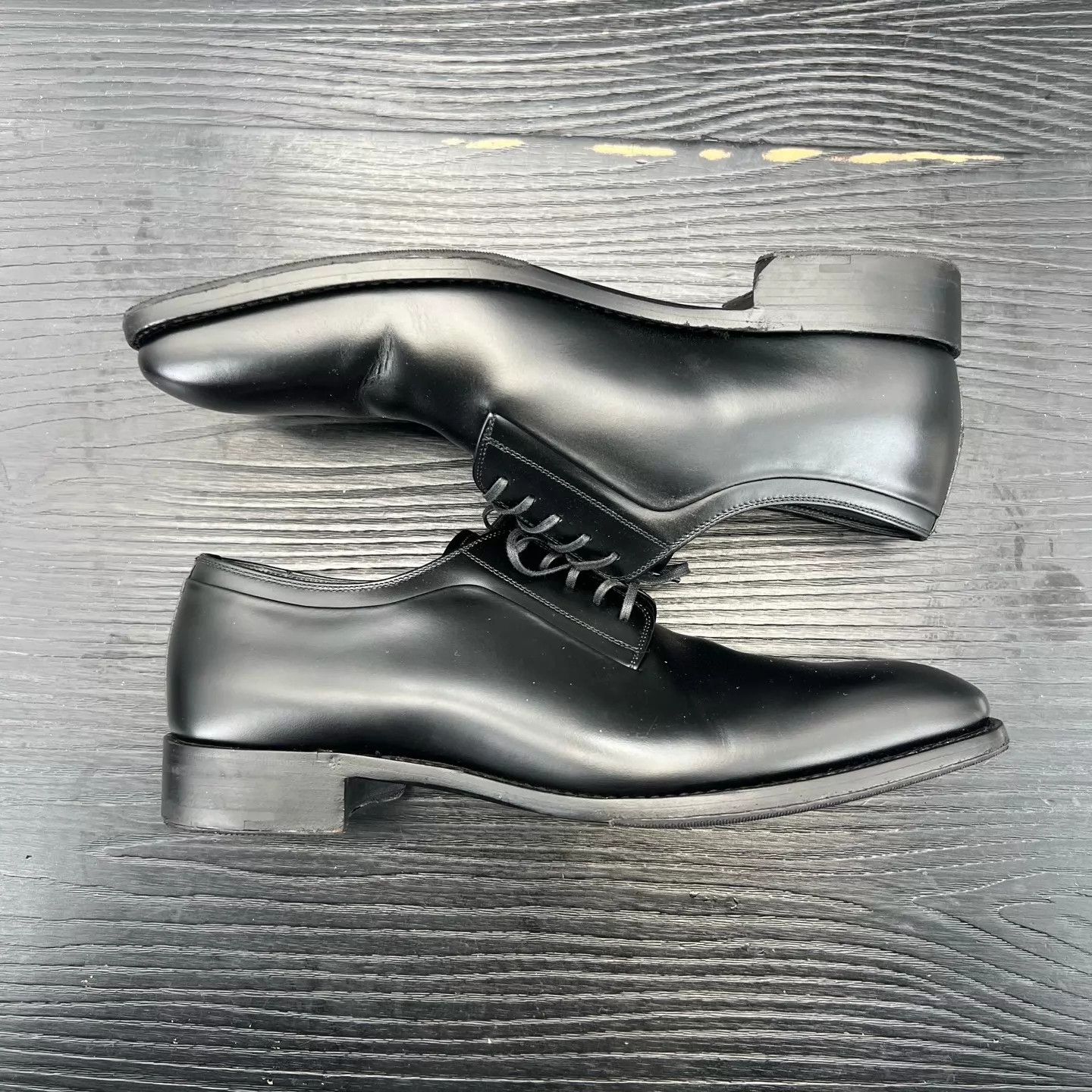 Dior Dior Black Leather Shoes Size 42 Like New With Box Size US 9 / EU 42 - 8 Thumbnail