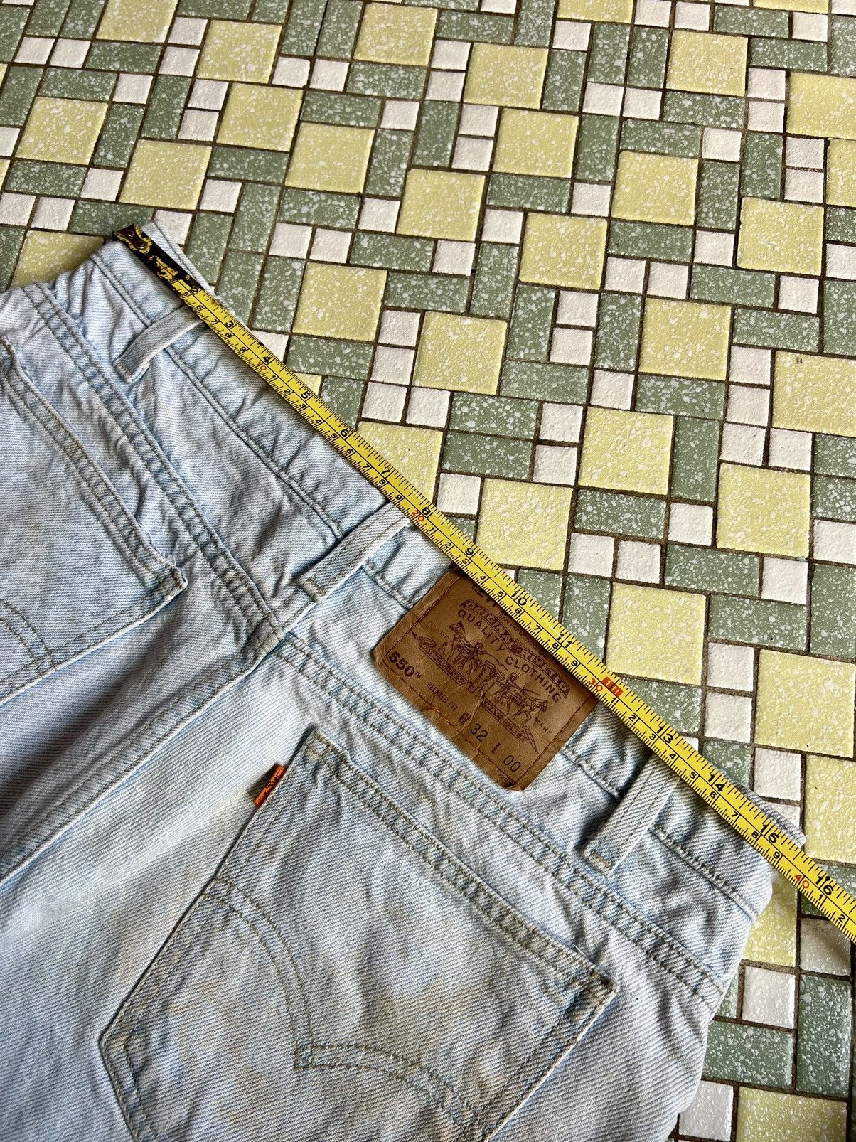 Levi's × Levi's Made & Crafted Levis 550 Jeans Orange Tag Size 31" - 7 Thumbnail