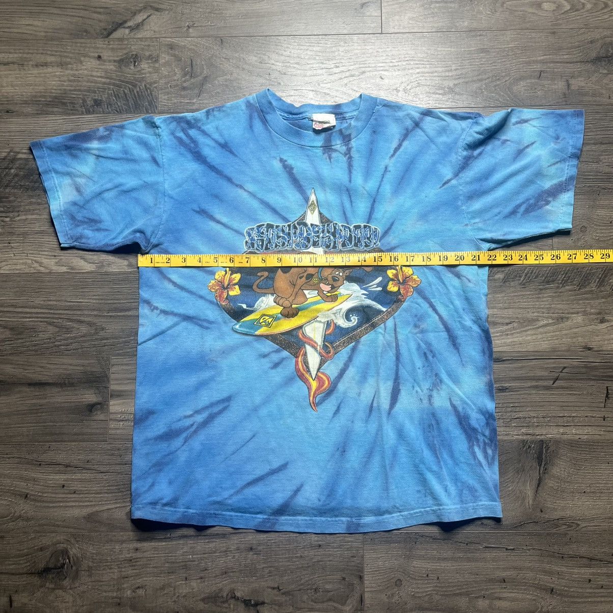 Cartoon Network Vintage 1997 scooby doo surf tie dye tee shirt Size US L / EU 52-54 / 3 - 6 Thumbnail