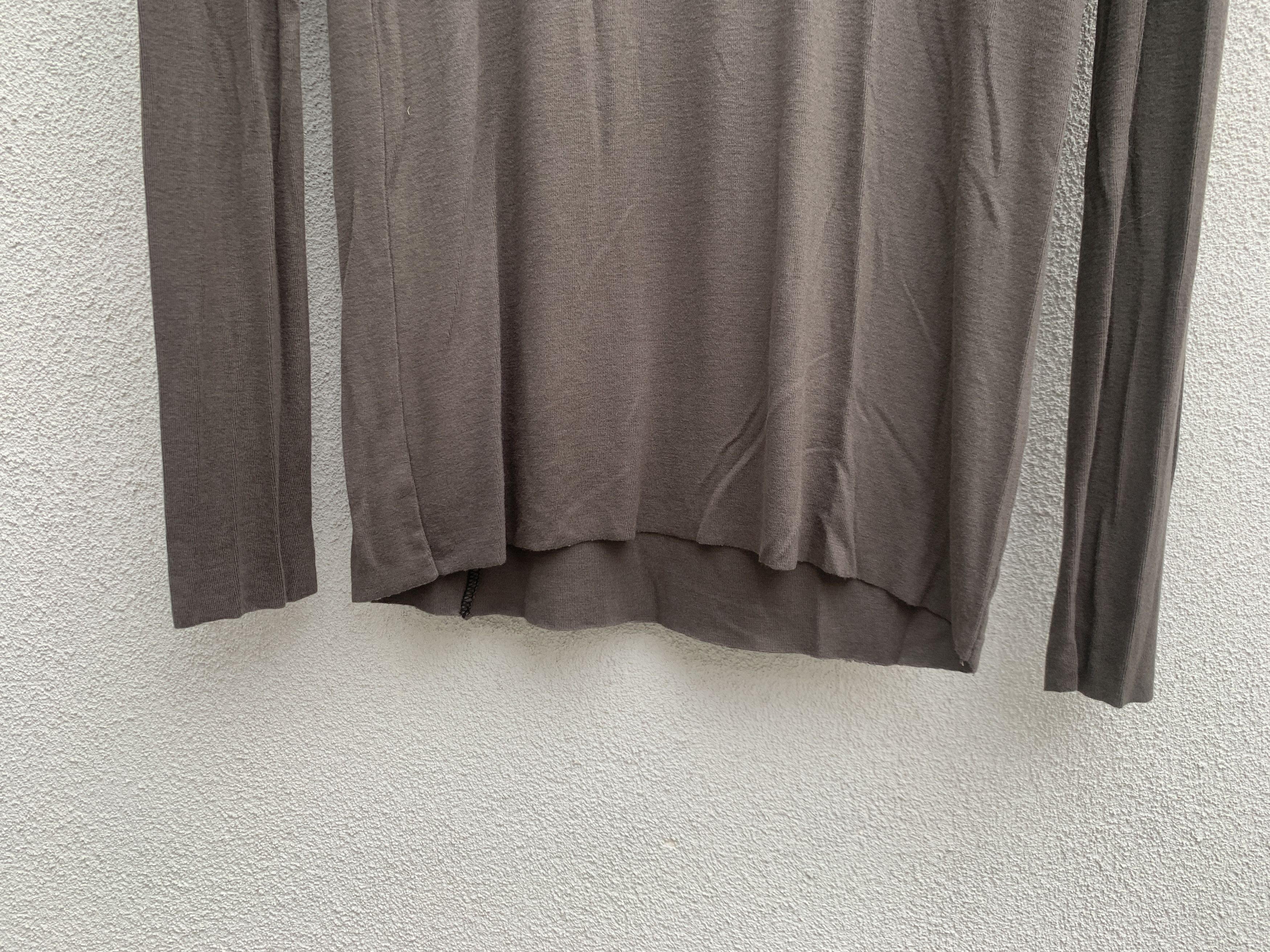 Thom Krom Thom Krom Unisex Long Sleeve T-Shirt Silk Grey Size US L / EU 52-54 / 3 - 4 Thumbnail