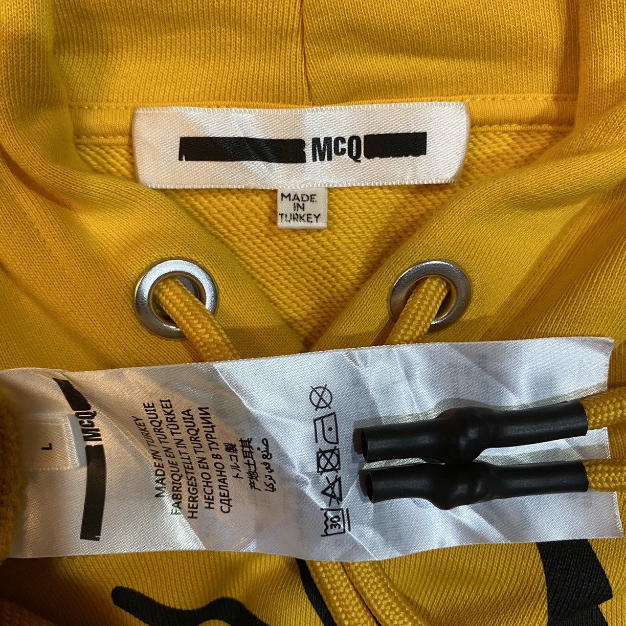 McQ Alexander McQueen ALEXANDER MCQUEEN Bird Graphic Hoodie In Chrome Yellow Size US L / EU 52-54 / 3 - 18 Thumbnail