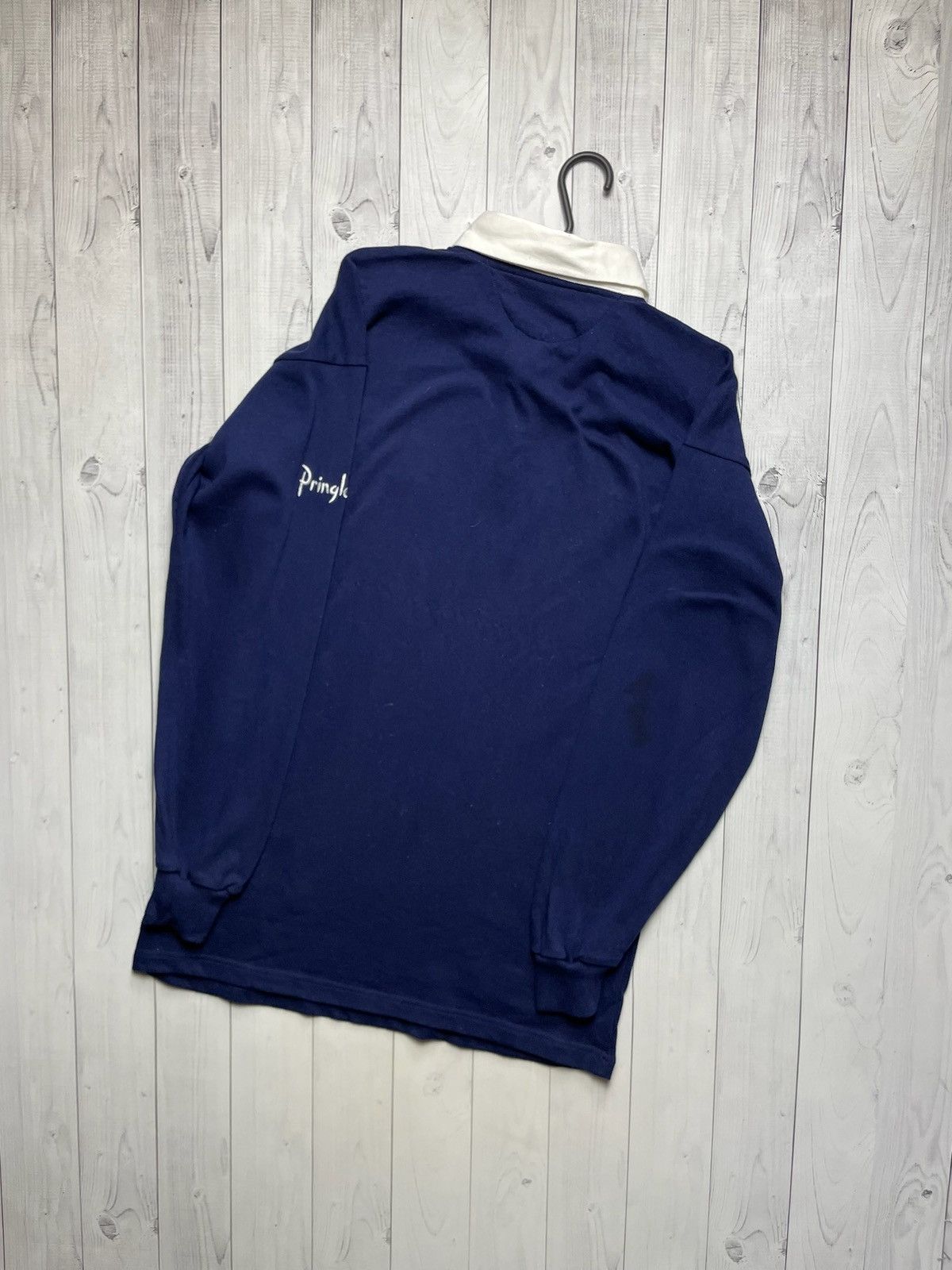 Vintage Vintage Scotland rugby jersey size S/M navy rare Pringle Size US S / EU 44-46 / 1 - 7 Thumbnail