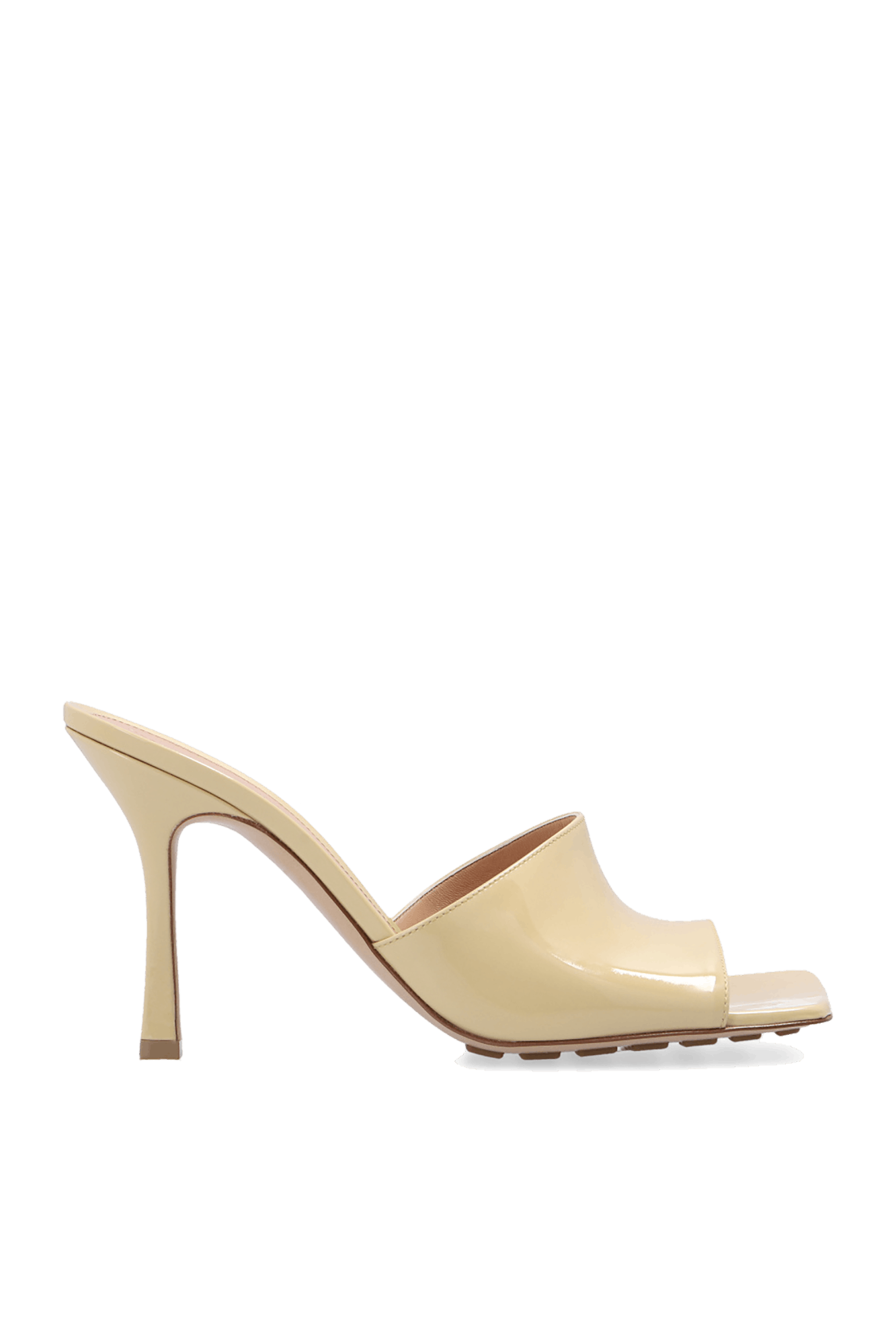 Bottega Veneta o1n1vont1124 Stretch Mules in Beige Size US 6 / IT 36 - 1 Thumbnail