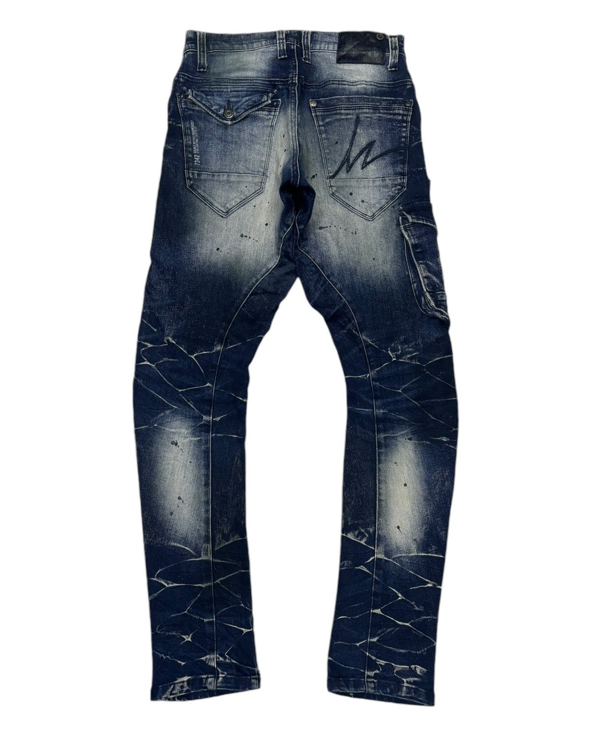 Kapital 🔥IZ FRONTIER CLAWMARK PAINTER WORK WEAR DISTRESS JEANS Size US 28 / EU 44 - 8 Thumbnail
