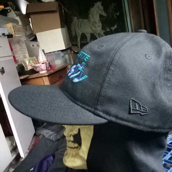 New Era New Era Charlotte Hornets Script Snap Hat Cap Wool Size ONE SIZE - 2 Thumbnail