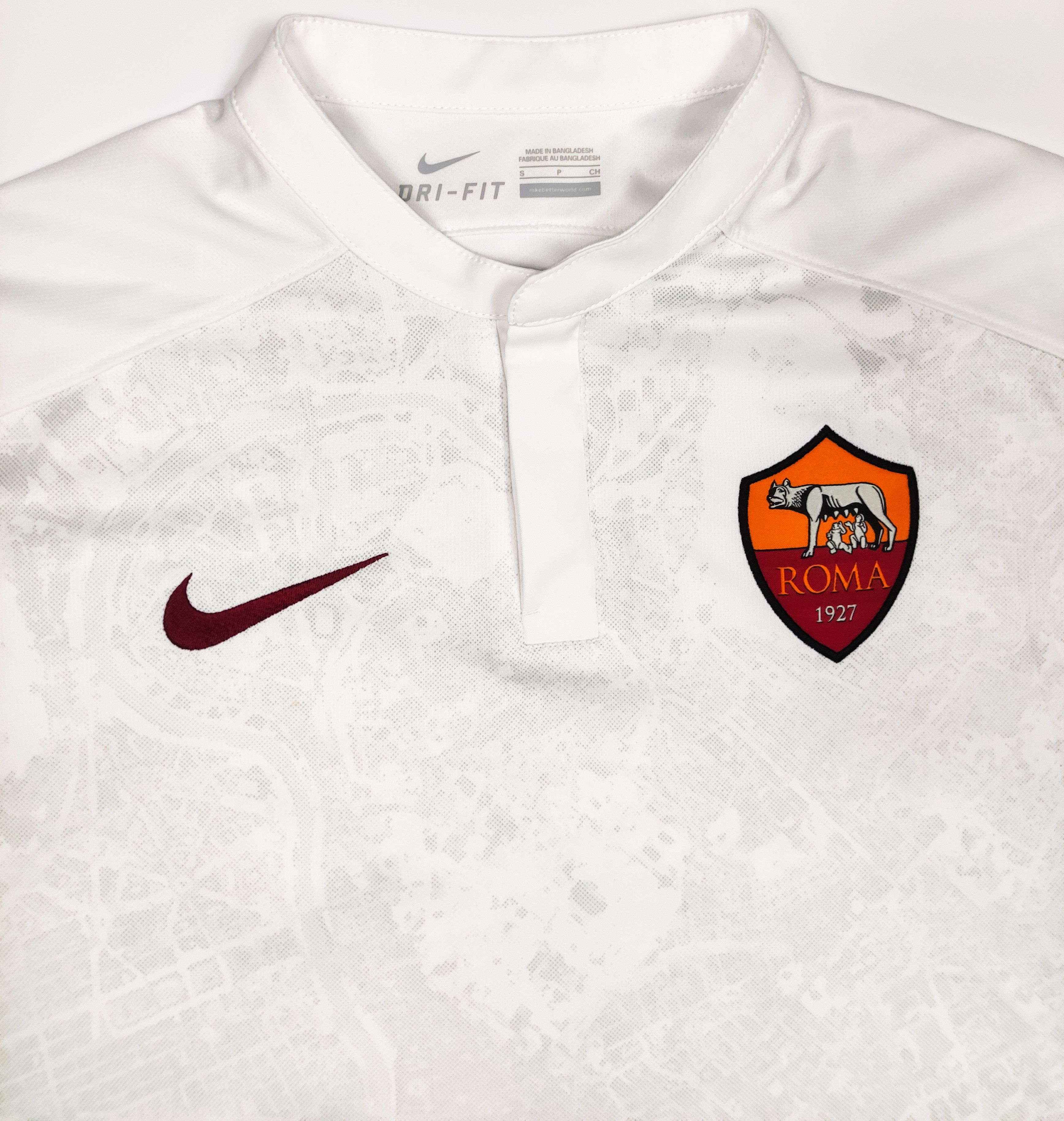 Adidas Totti #10 AS Roma 2015 2016 Nike Away Original Italy Size US S / EU 44-46 / 1 - 3 Thumbnail
