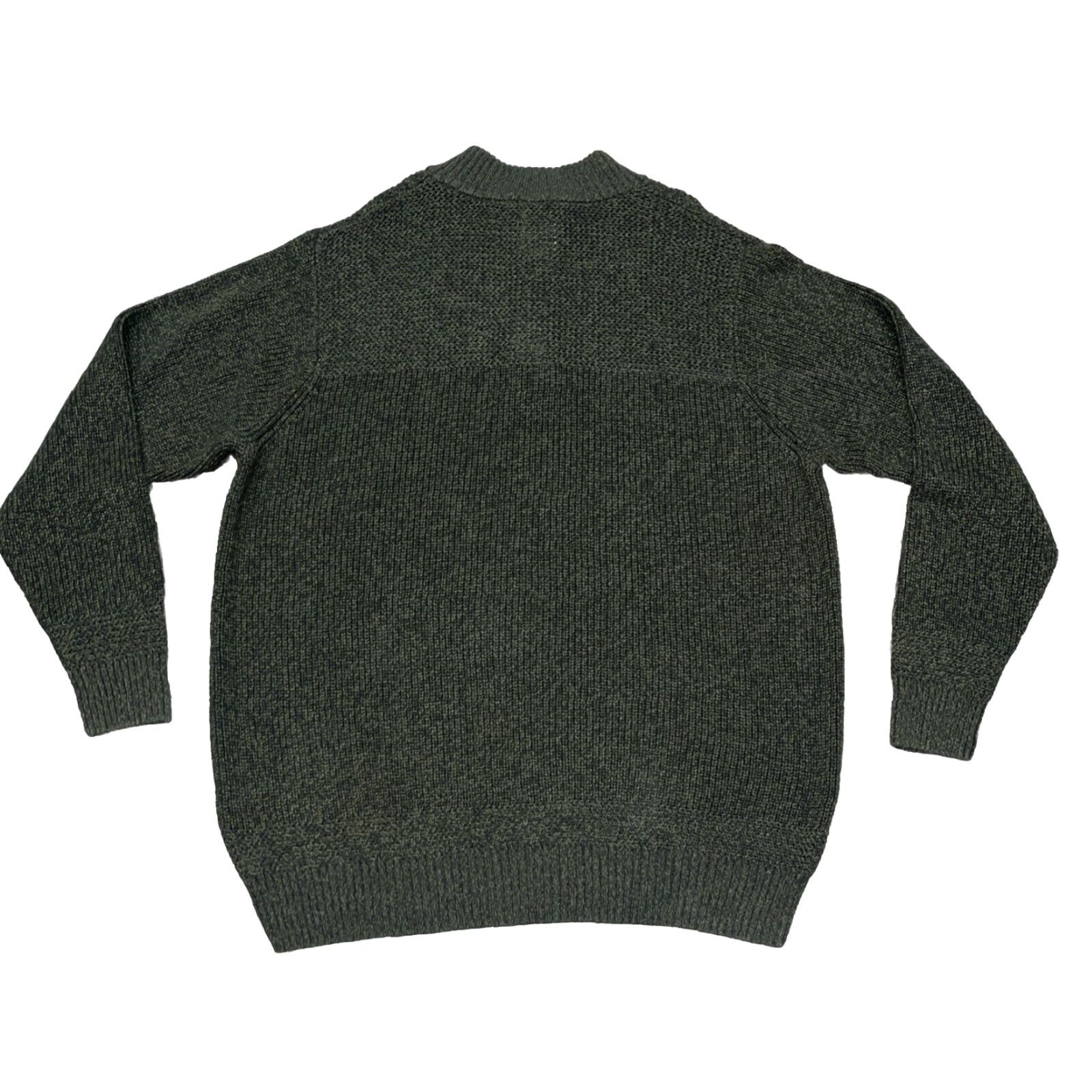 Vintage VINTAGE RedHead Men Sweater 2XL Forest Green 1/4 Zip Long Sleeve Crew Neck Knit Pullover Zipper Big & Tall Regular Fall Winter Green Men Size US XXL / EU 58 / 5 - 2 Thumbnail