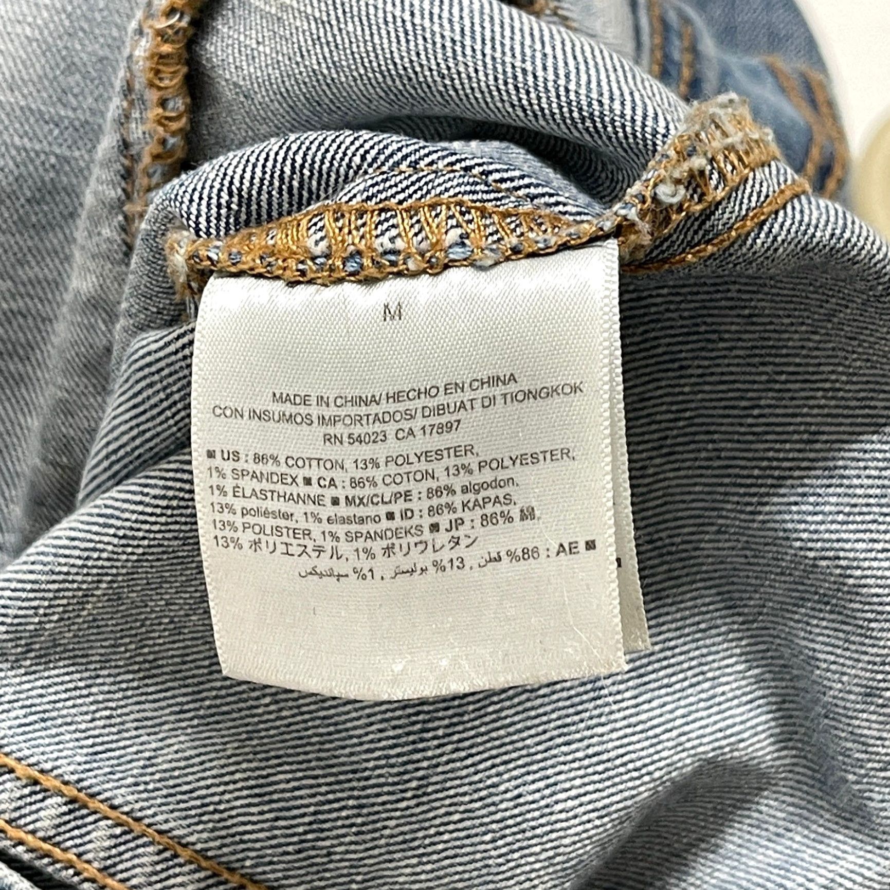 Old Navy Old Navy Trucker Jacket Women M Blue Denim Front Cotton Blend Y2K Retro Size M / US 6-8 / IT 42-44 - 4 Thumbnail