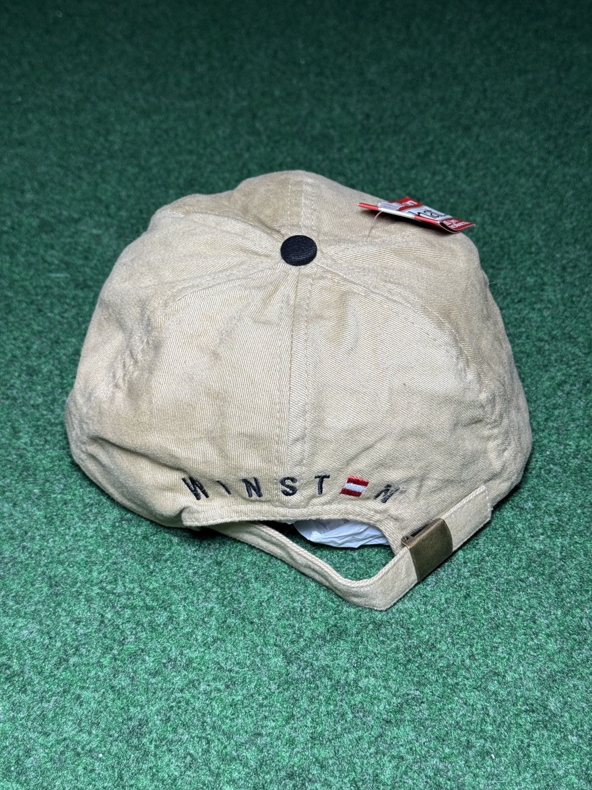 Vintage No Bull Winston Smoking Vintage Cigarette 90s Strapback Hat Size ONE SIZE - 3 Thumbnail