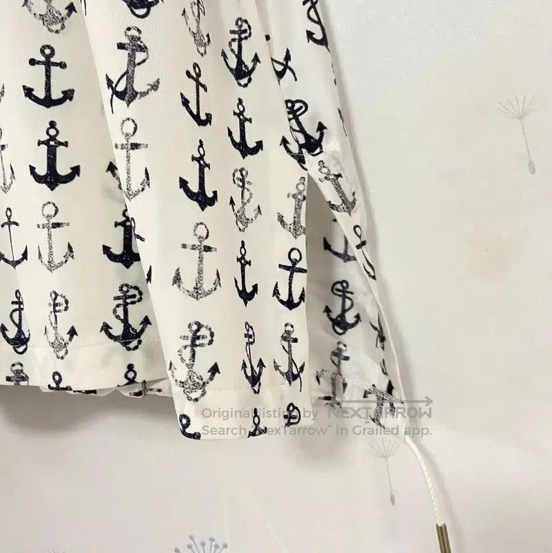 Max Mara MaxMara White Silk Printed Blouse . Size XS / US 0-2 / IT 36-38 - 7 Thumbnail