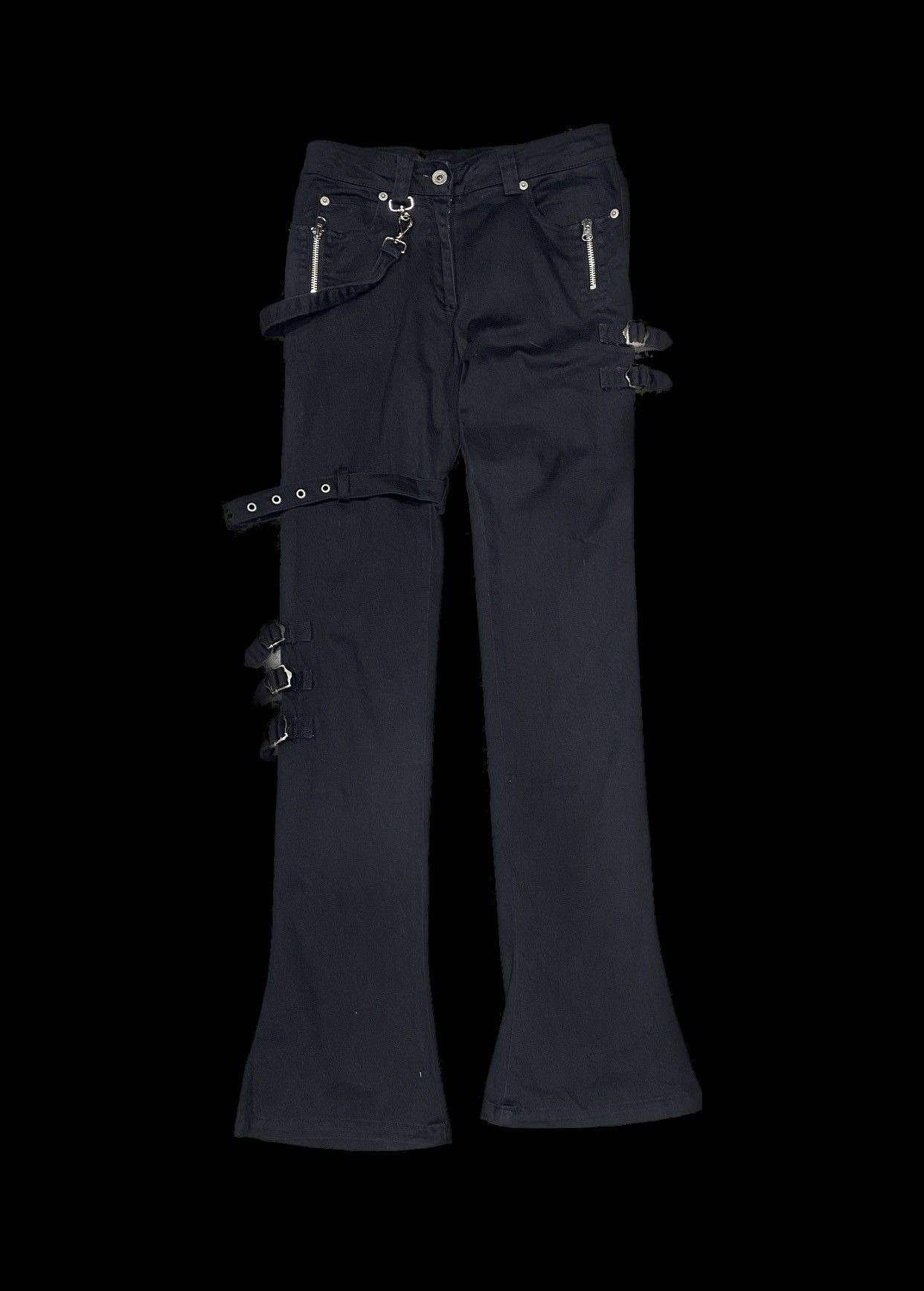 Sick☠️ Corvo Bianco Flare Bondage Punk Grunge Lgb Gothic