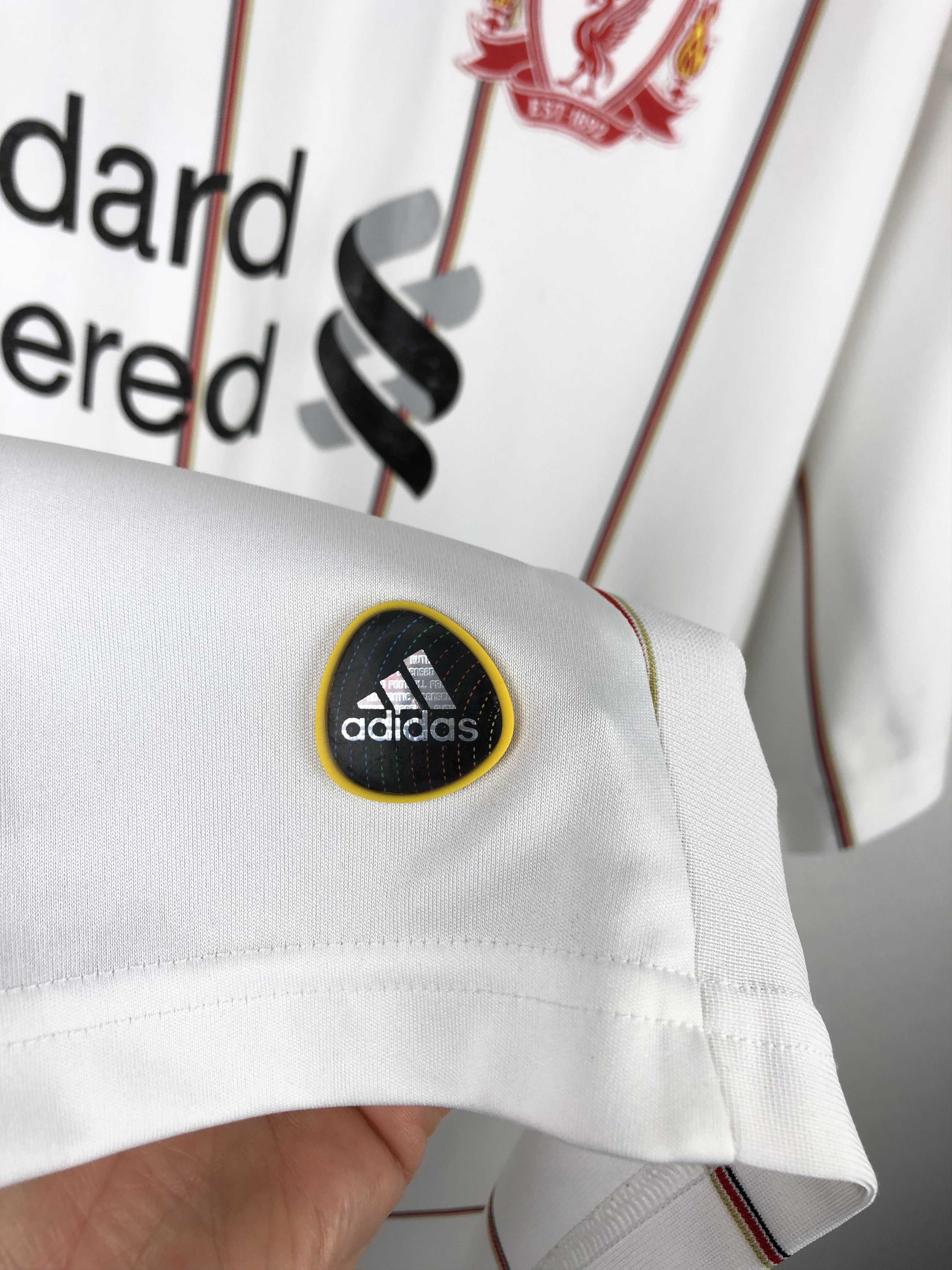 Adidas Liverpool Away football shirt 2010 Soccer Adidas Jersey Size US XXL / EU 58 / 5 - 8 Thumbnail