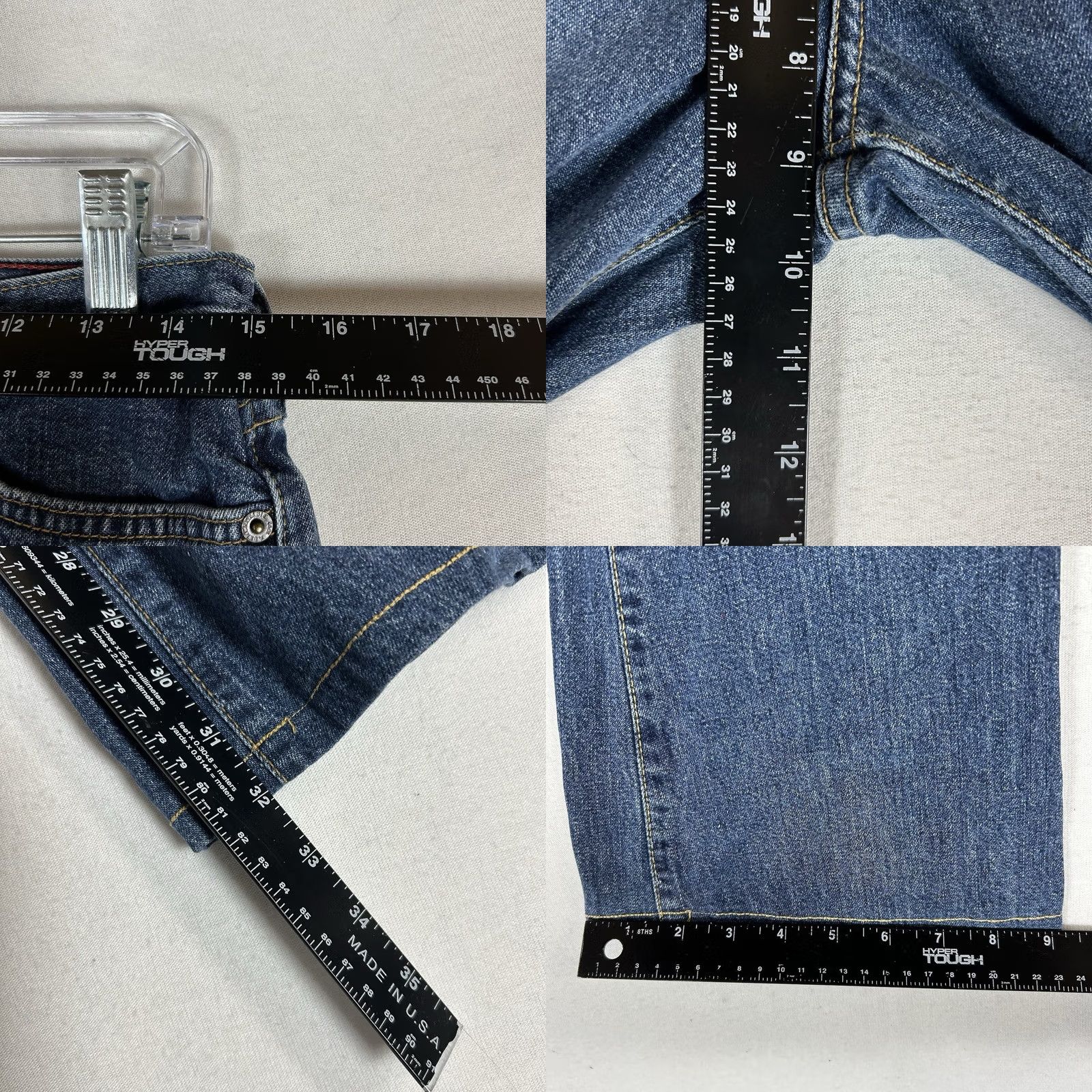 Abercrombie & Fitch VINTAGE Abercrombie & Fitch Jeans Womens 2R Bootcut Wide Leg Denim Button Fly 32in Inseam Size 26" / US 2 / IT 38 - 9 Thumbnail