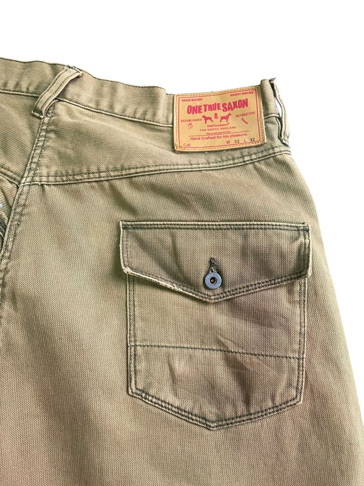 Designer × Vintage Vintage One True Saxon Denim Size US 34 / EU 50 - 11 Thumbnail