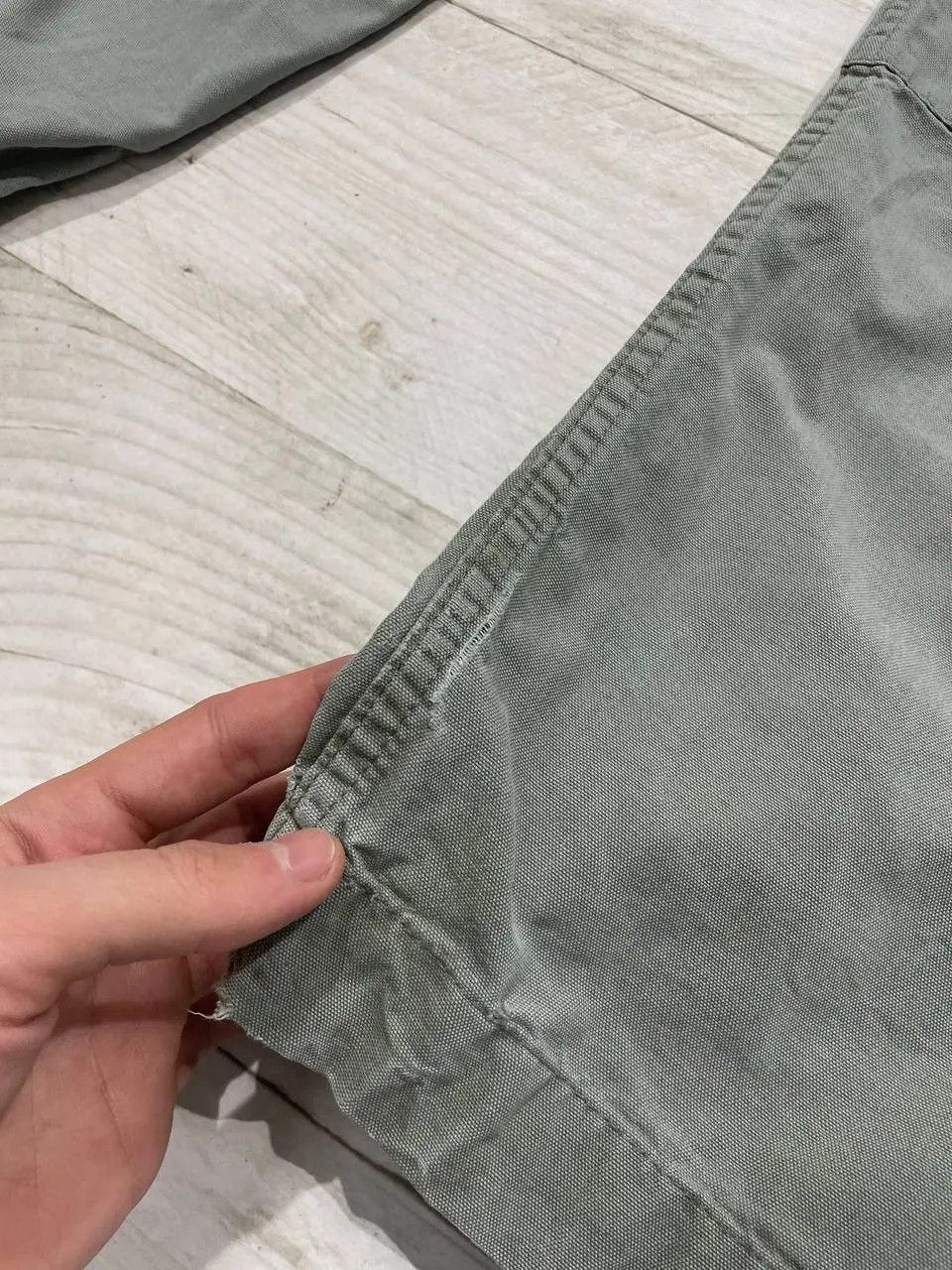 Carhartt Vintage Carhartt Cargo Pants 90s Distrissed Grey Size US 32 / EU 48 - 5 Thumbnail