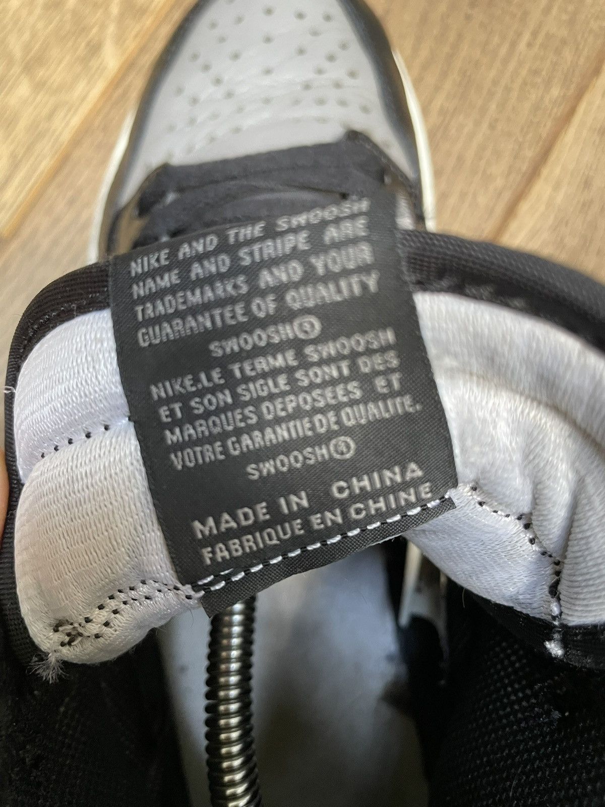 Nike Nike air jordan 1 high shadow black/medium grey-white Size US 11.5 / EU 44-45 - 13 Thumbnail